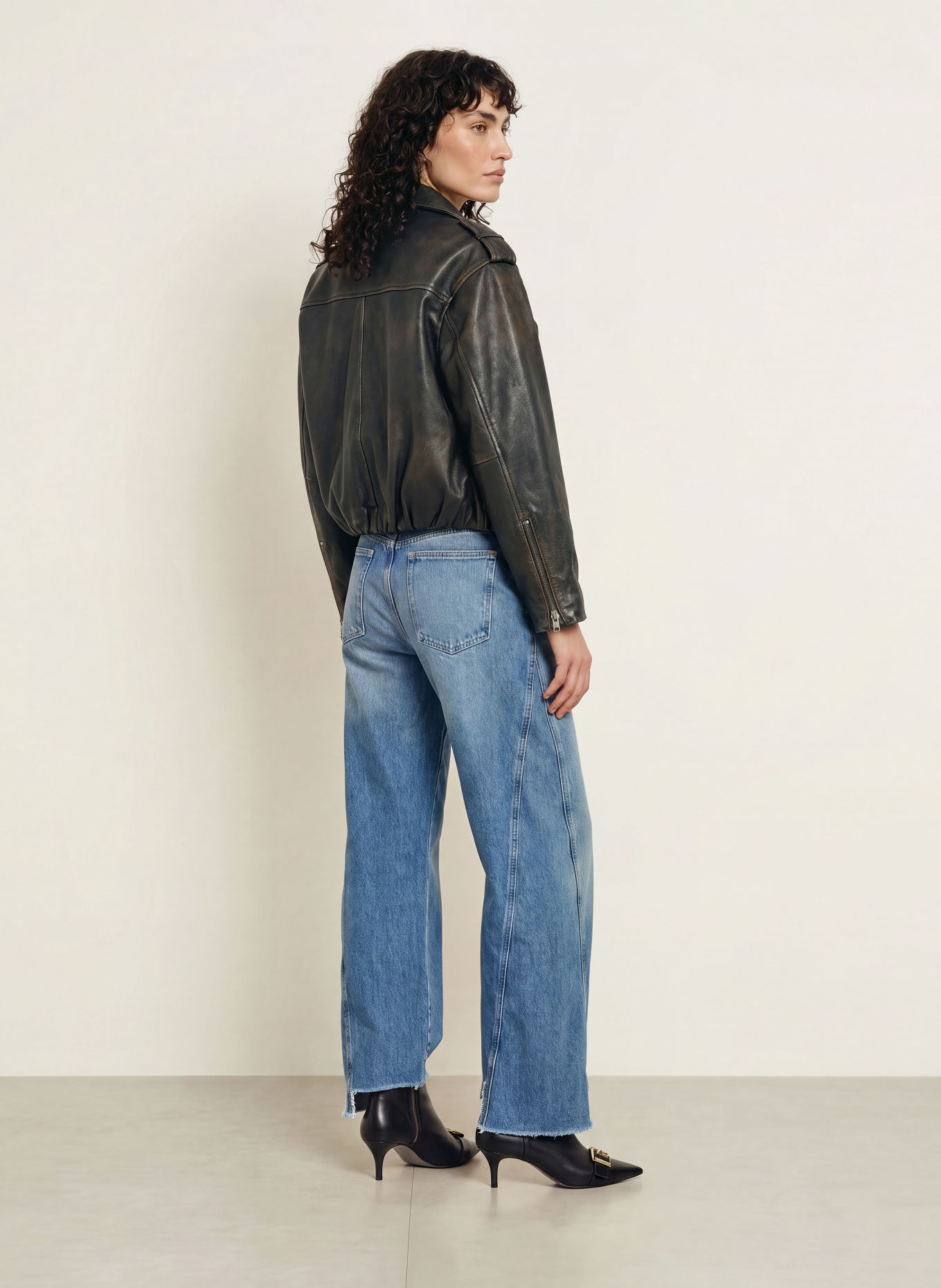 ALLSAINTS Jeansy wide leg FOX: 2999 Vintage Indigo