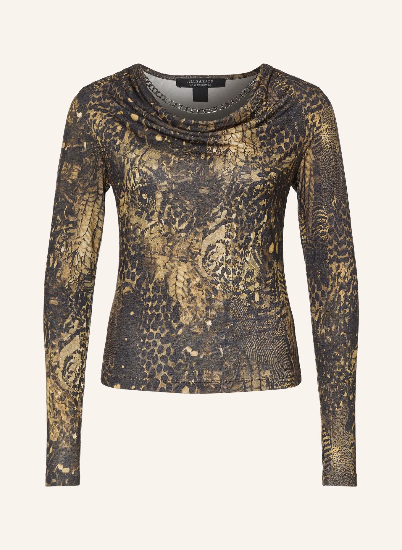 ALLSAINTS Longsleeve HALLIE: KHAKI