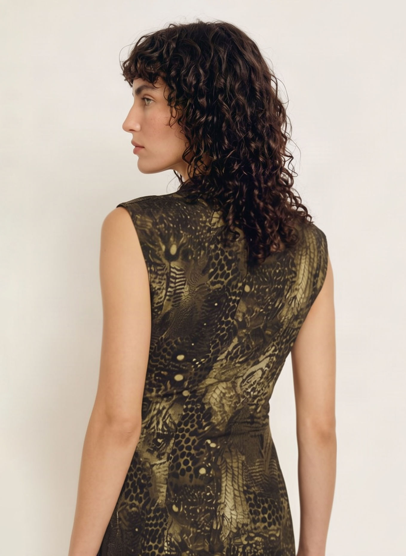 ALLSAINTS Robe PERSIA: KAKI