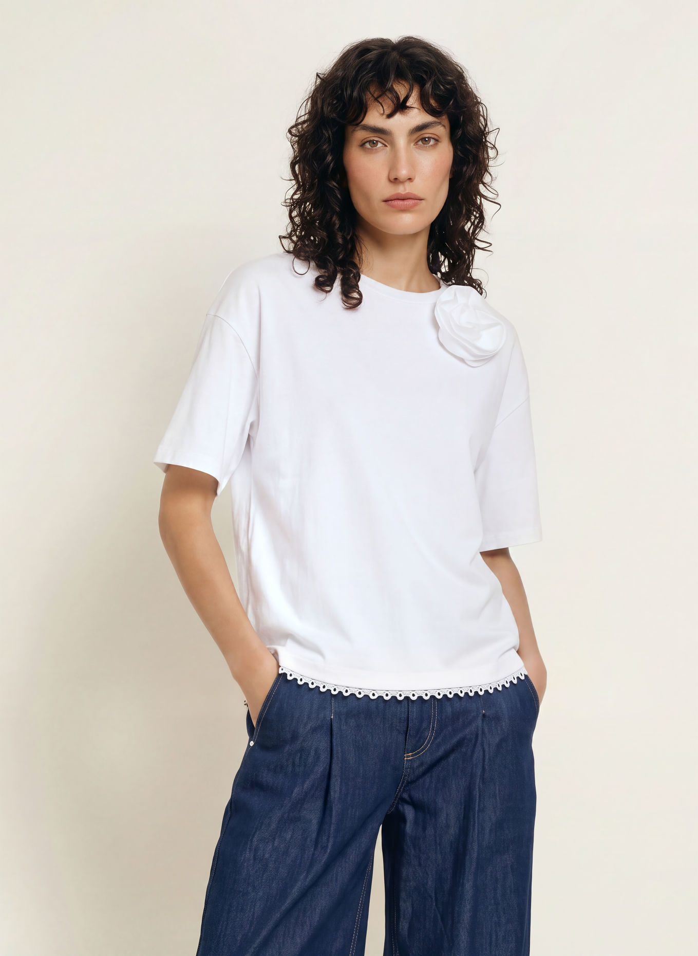 CLAUDIE PIERLOT T-Shirt: WEISS