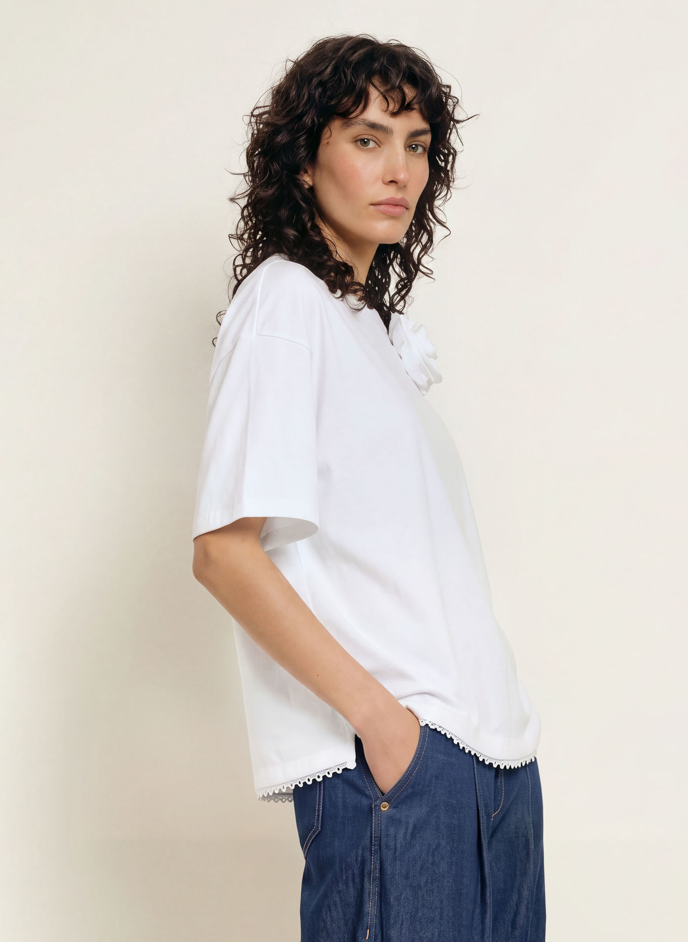 CLAUDIE PIERLOT T-Shirt: WEISS