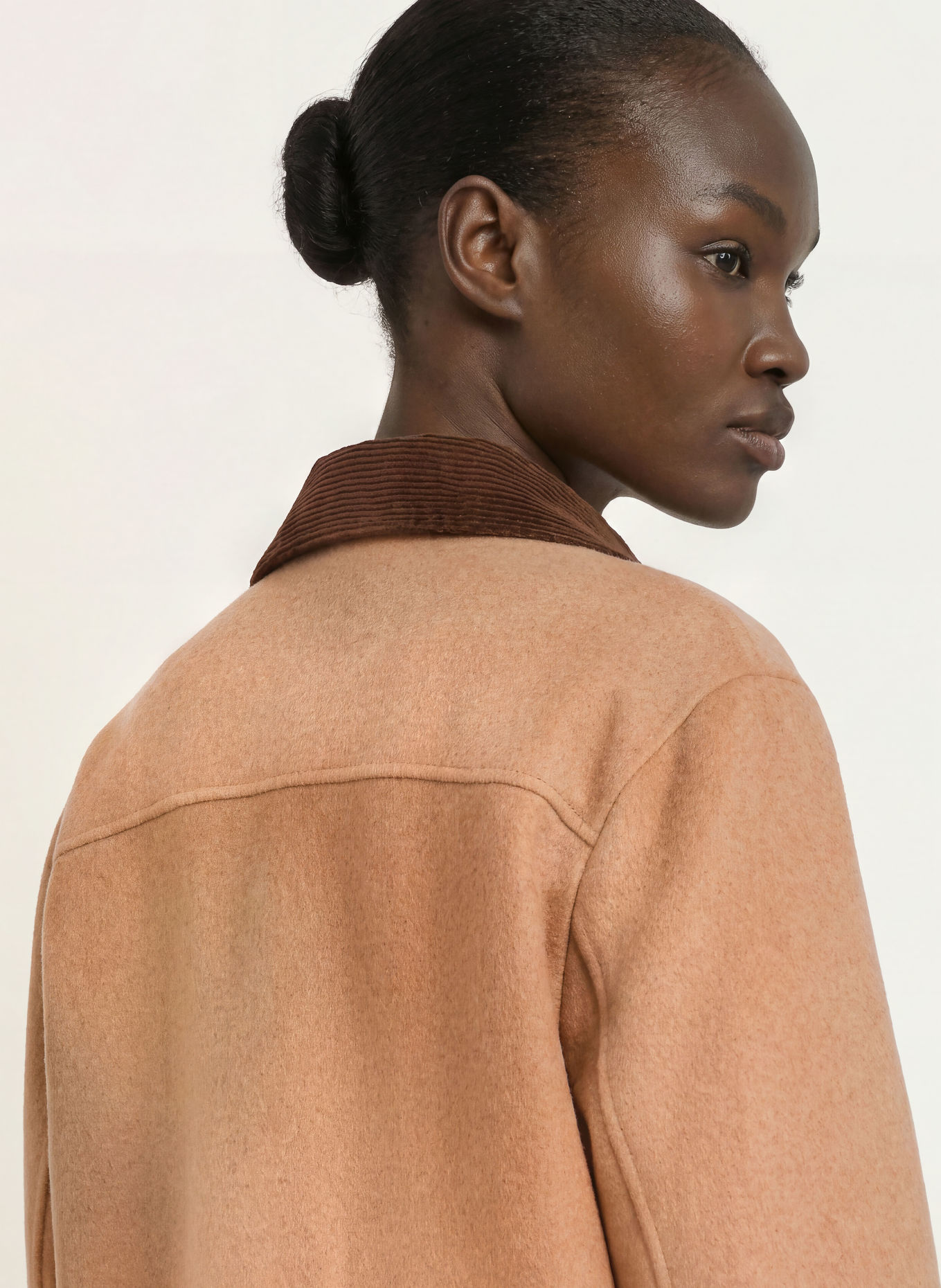 CLAUDIE PIERLOT Jacke: BEIGE / DUNKELBRAUN