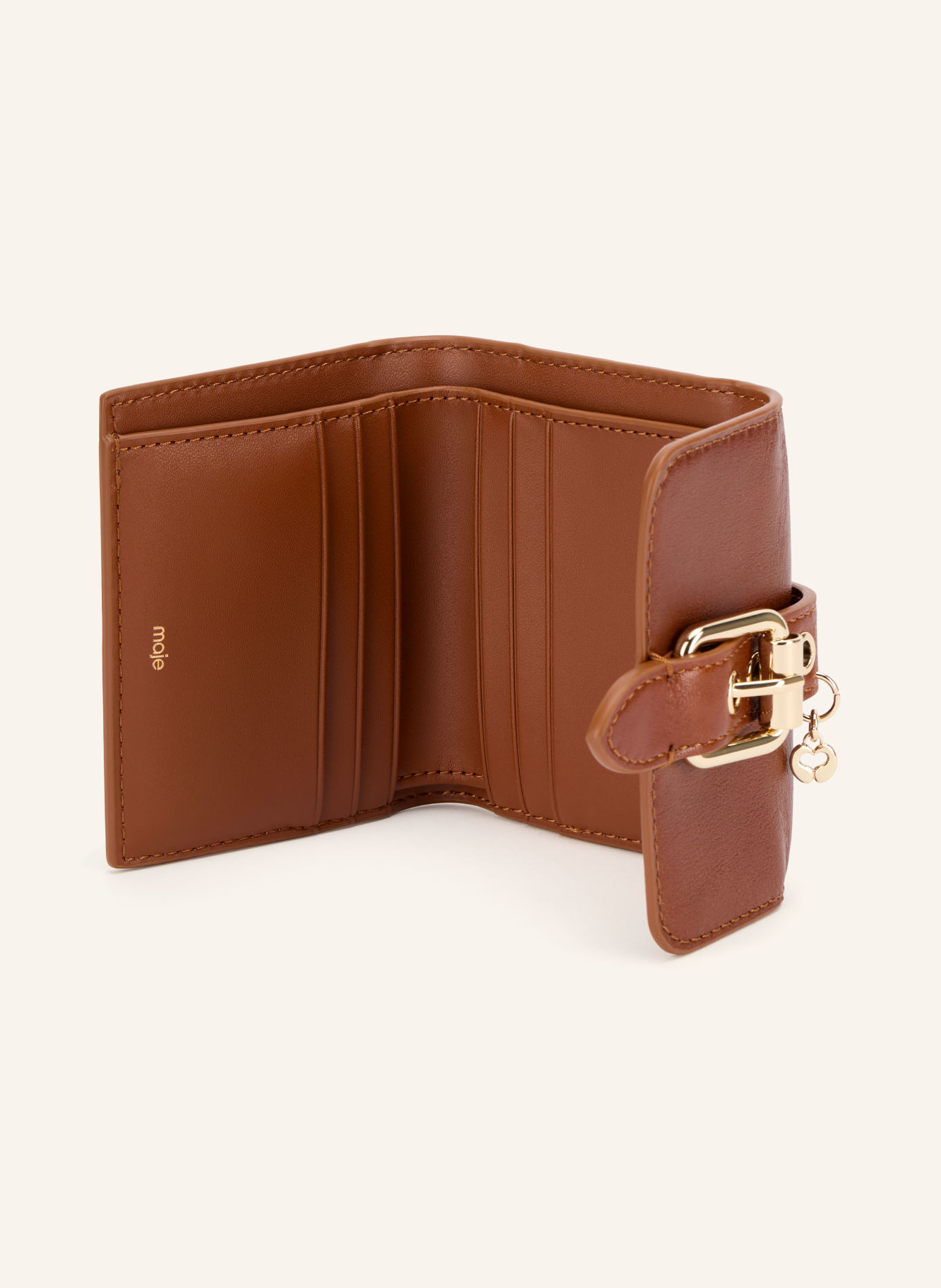 maje Geldbörse: BRAUN / GOLD