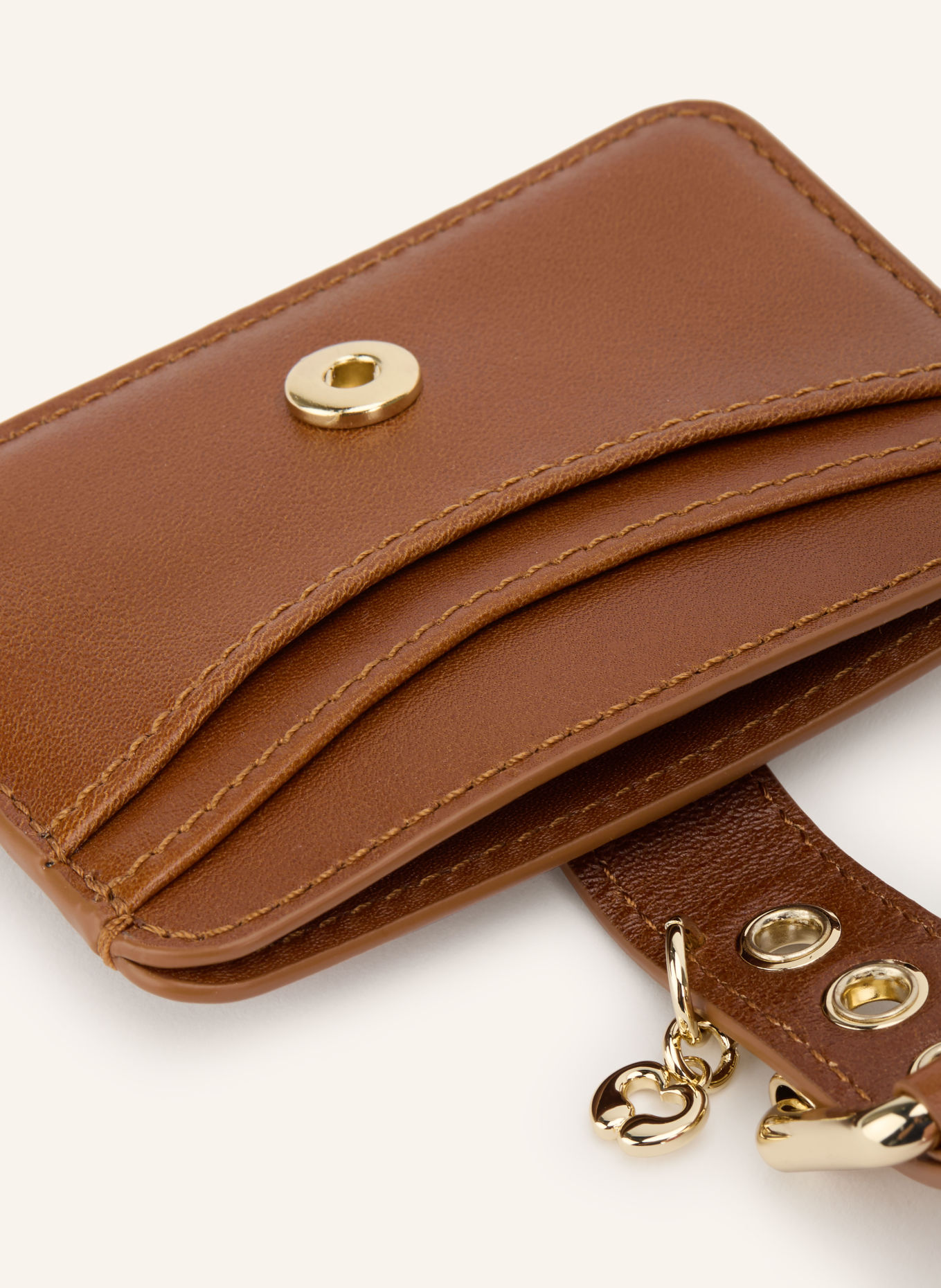 maje Kartenetui: BRAUN / GOLD