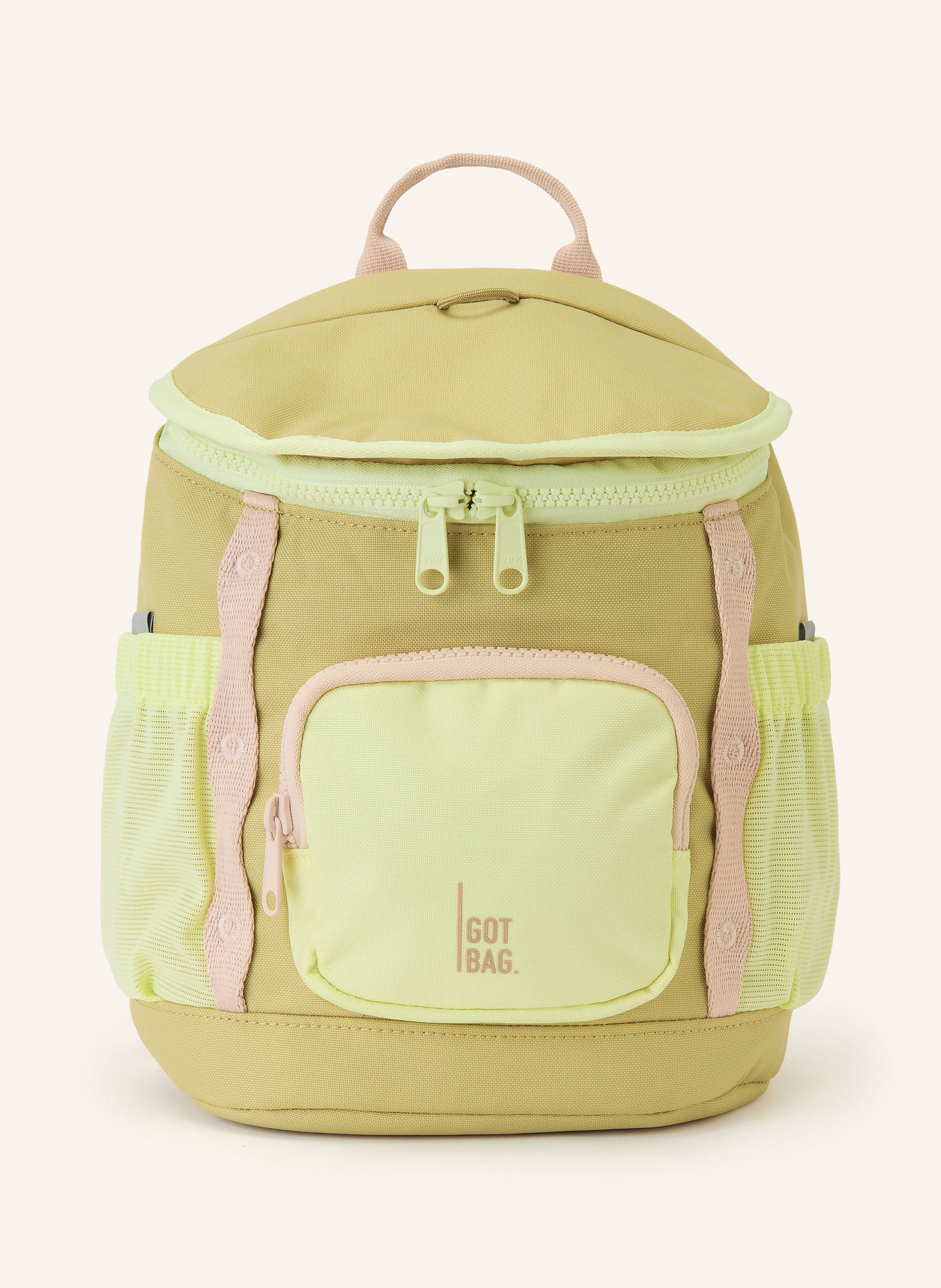 GOT BAG ADVENTURE Backpack: DARK YELLOW / LIGHT PINK / LIGHT YELLOW