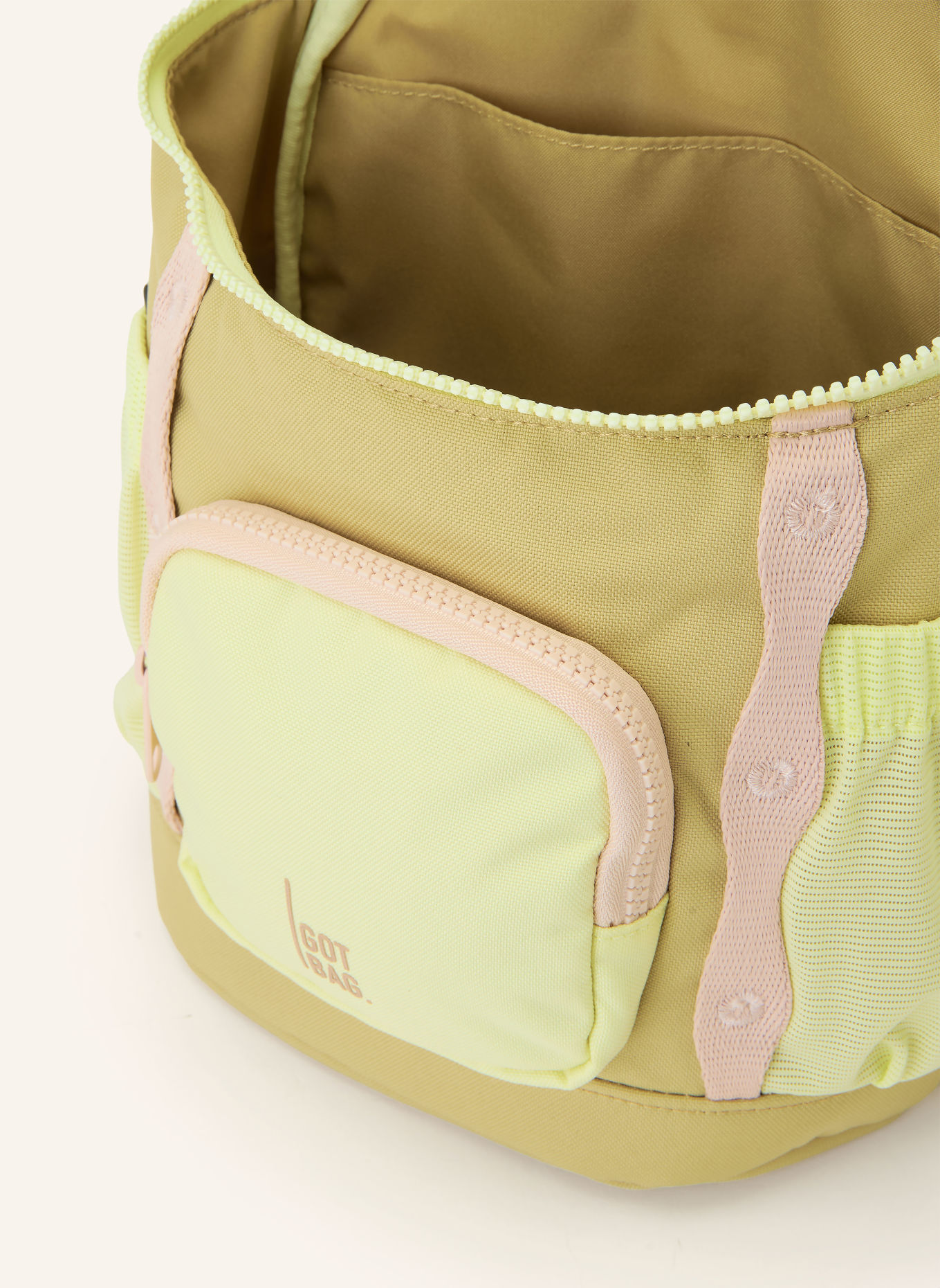 GOT BAG ADVENTURE Backpack: DARK YELLOW / LIGHT PINK / LIGHT YELLOW