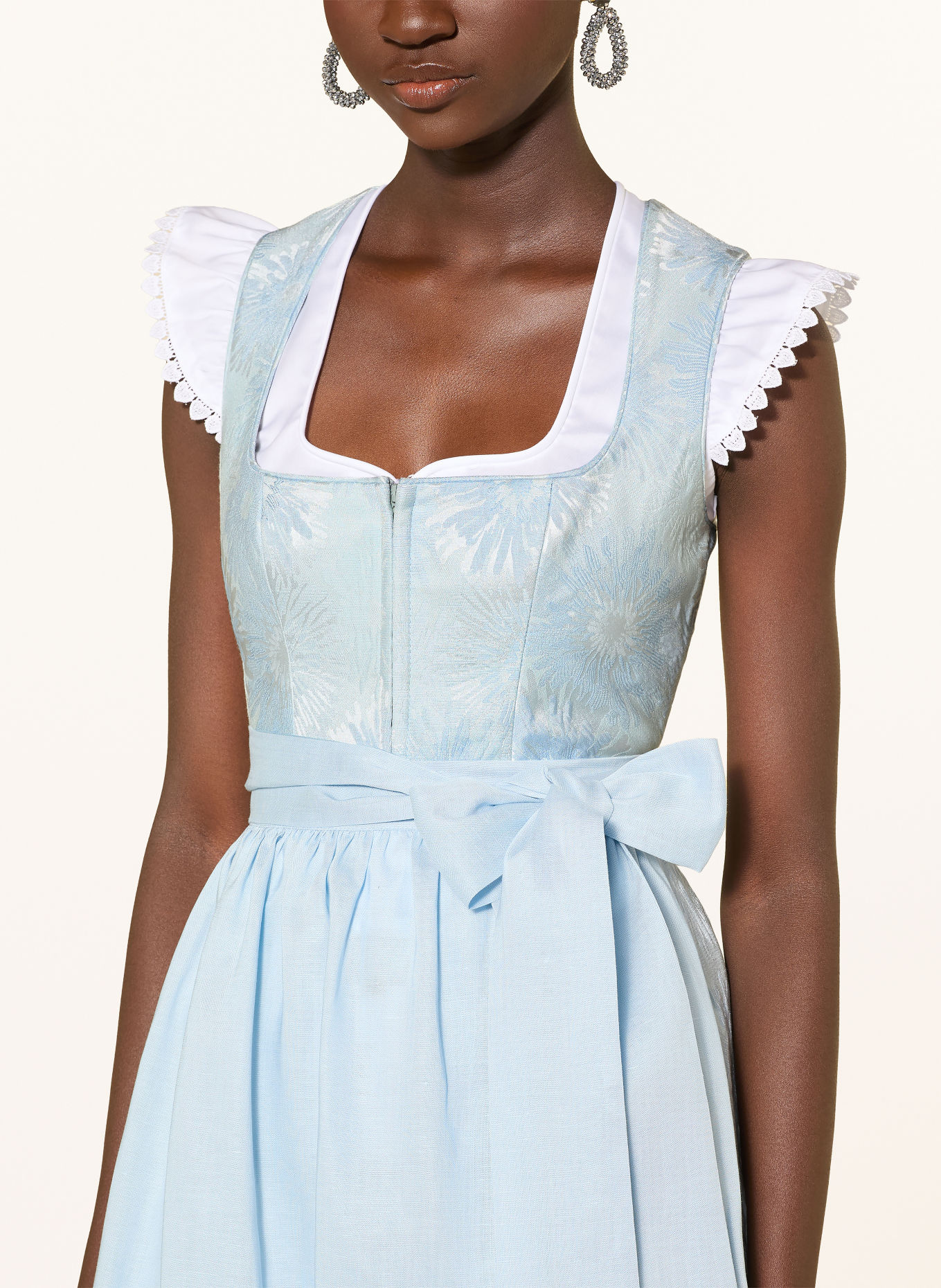 LIMBERRY Dirndl DAHLIA: LICHTBLAUW
