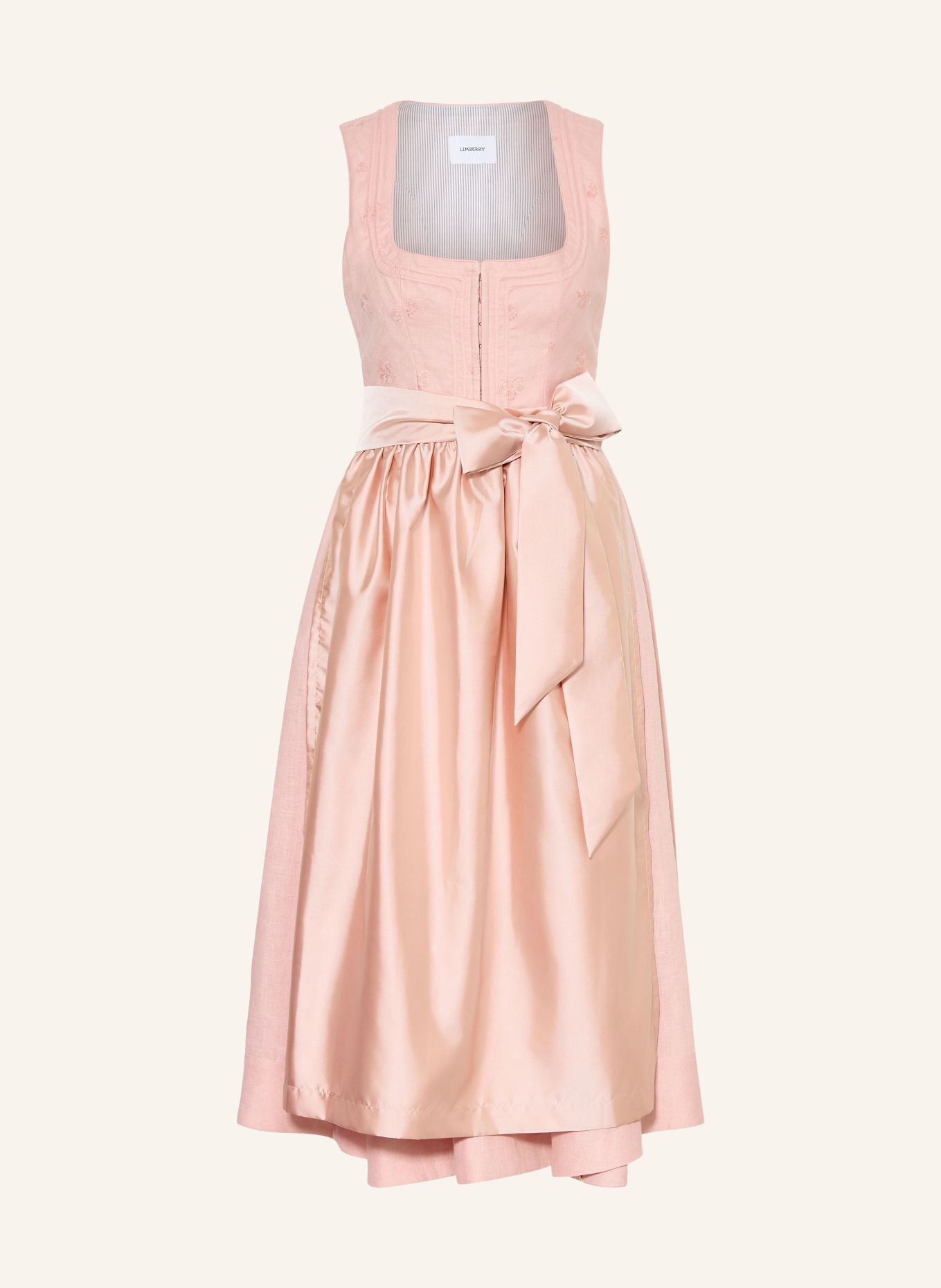 LIMBERRY Linnen dirndl FELICITAS: ROZE