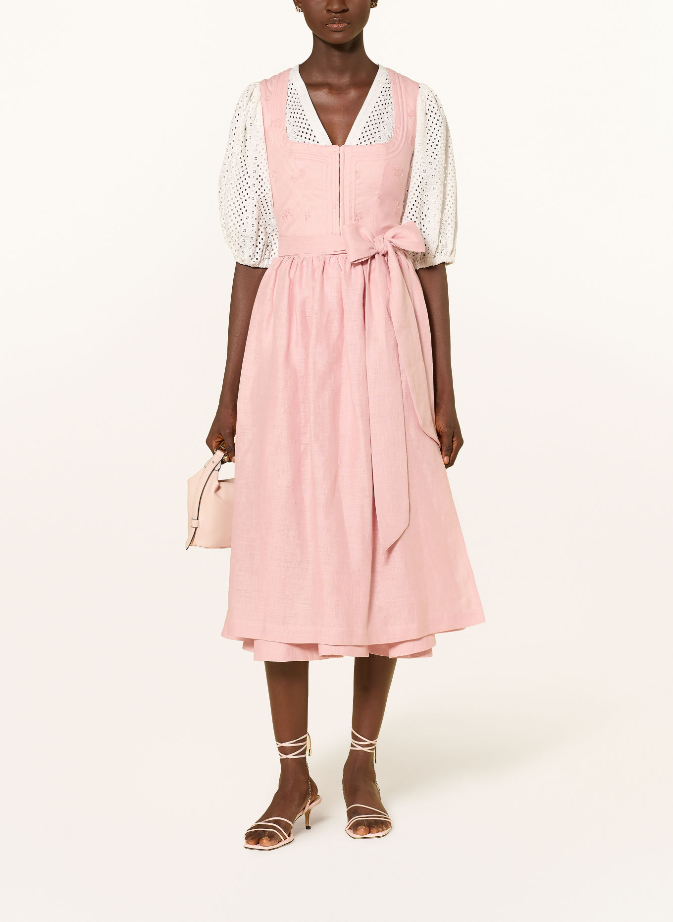 LIMBERRY Linnen dirndl FELICITAS: ROZE