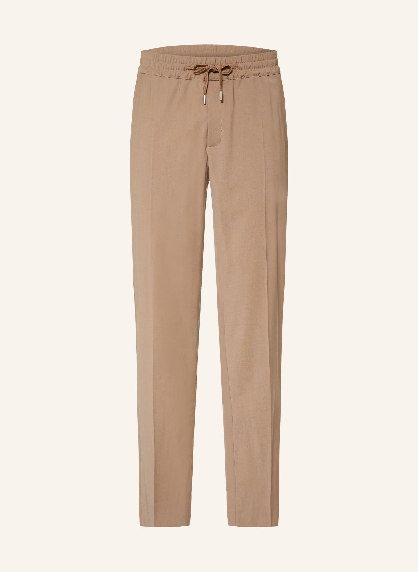 SANDRO Spodnie w stylu dresowym, o kroju slim fit: CAMELOWY