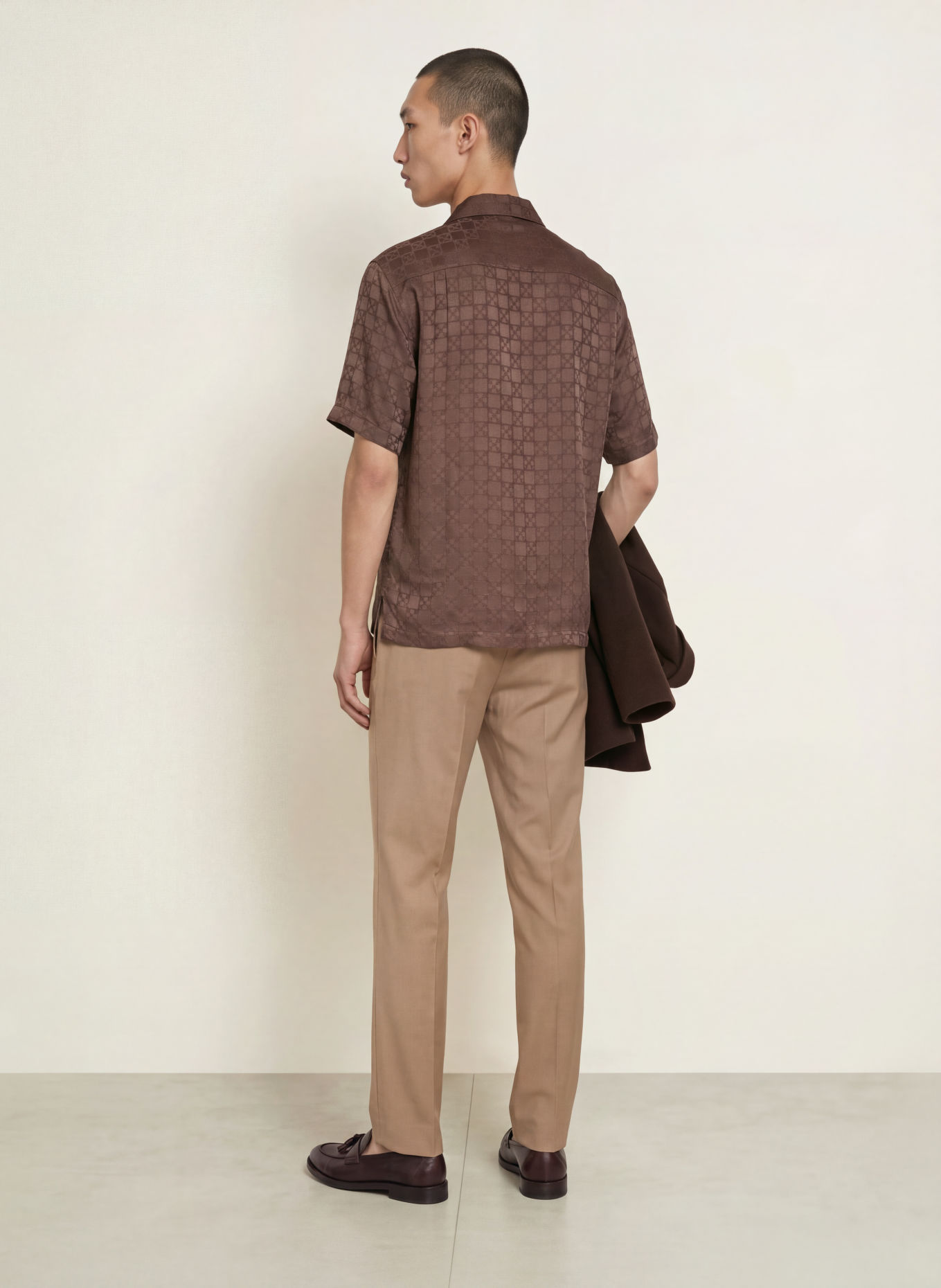 SANDRO Spodnie w stylu dresowym, o kroju slim fit: CAMELOWY