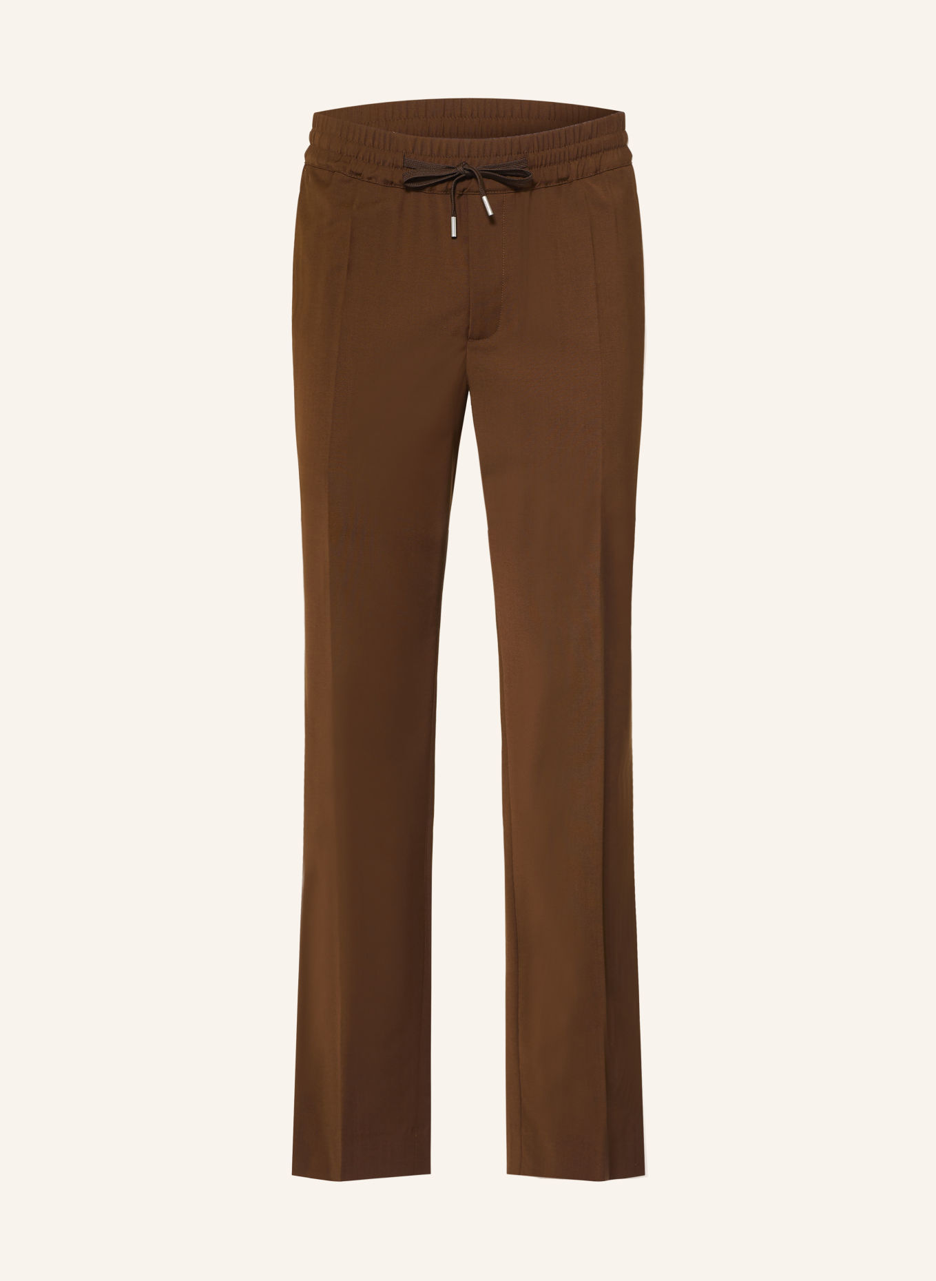 SANDRO Hose im Jogging-Stil Slim Fit: DUNKELBRAUN