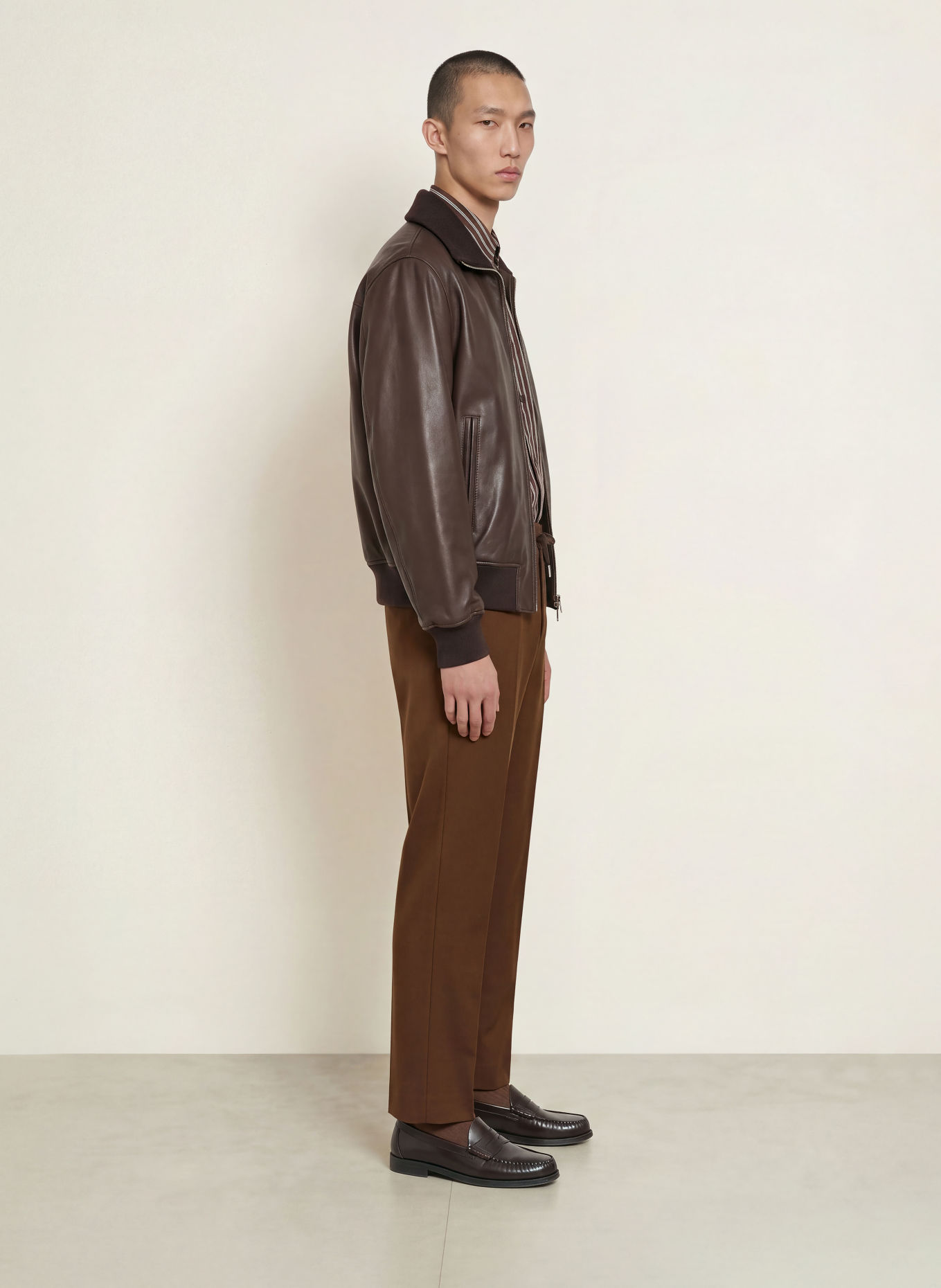 SANDRO Hose im Jogging-Stil Slim Fit: DUNKELBRAUN