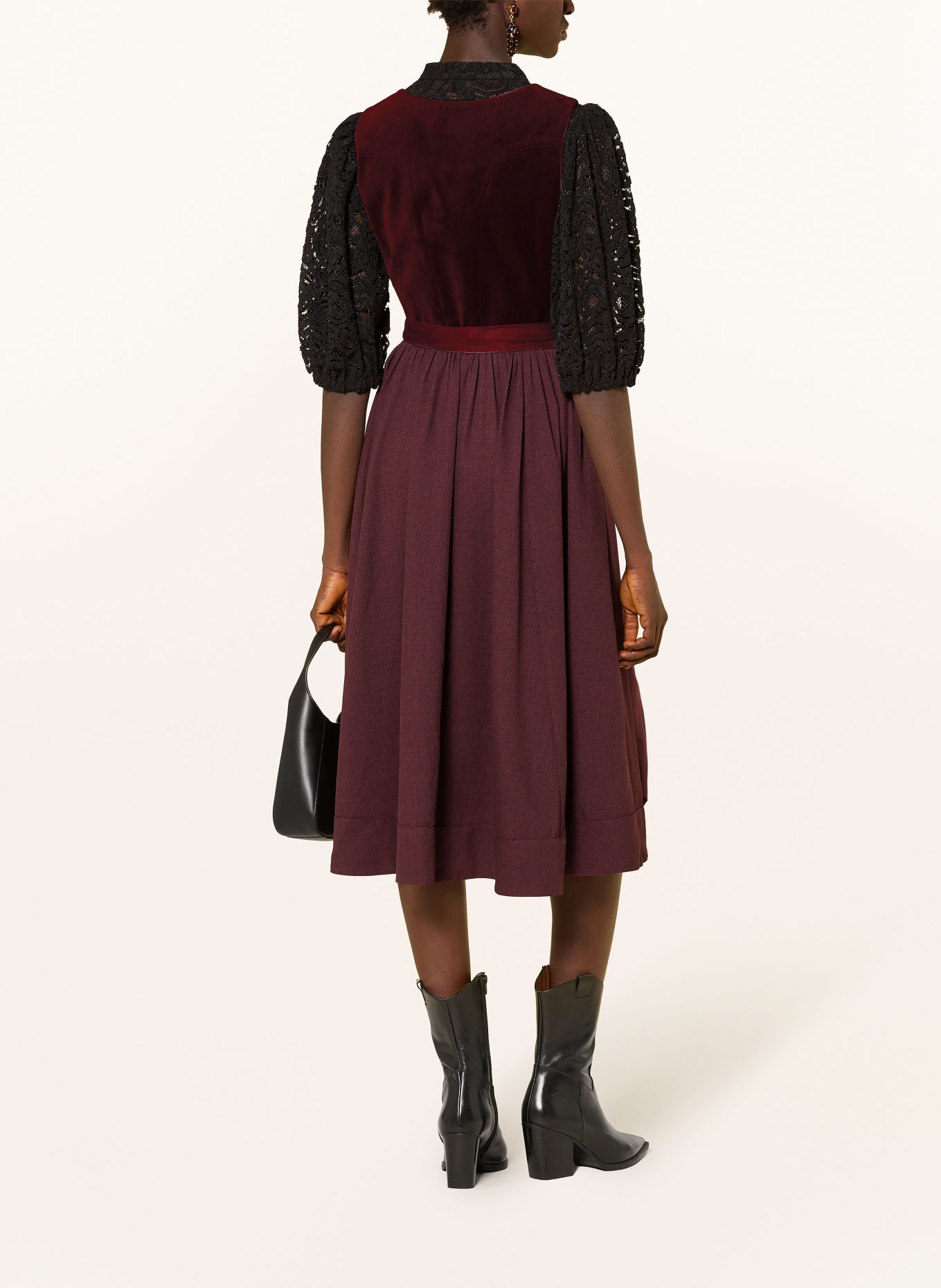 LIMBERRY Dirndl MANON: DONKERROOD