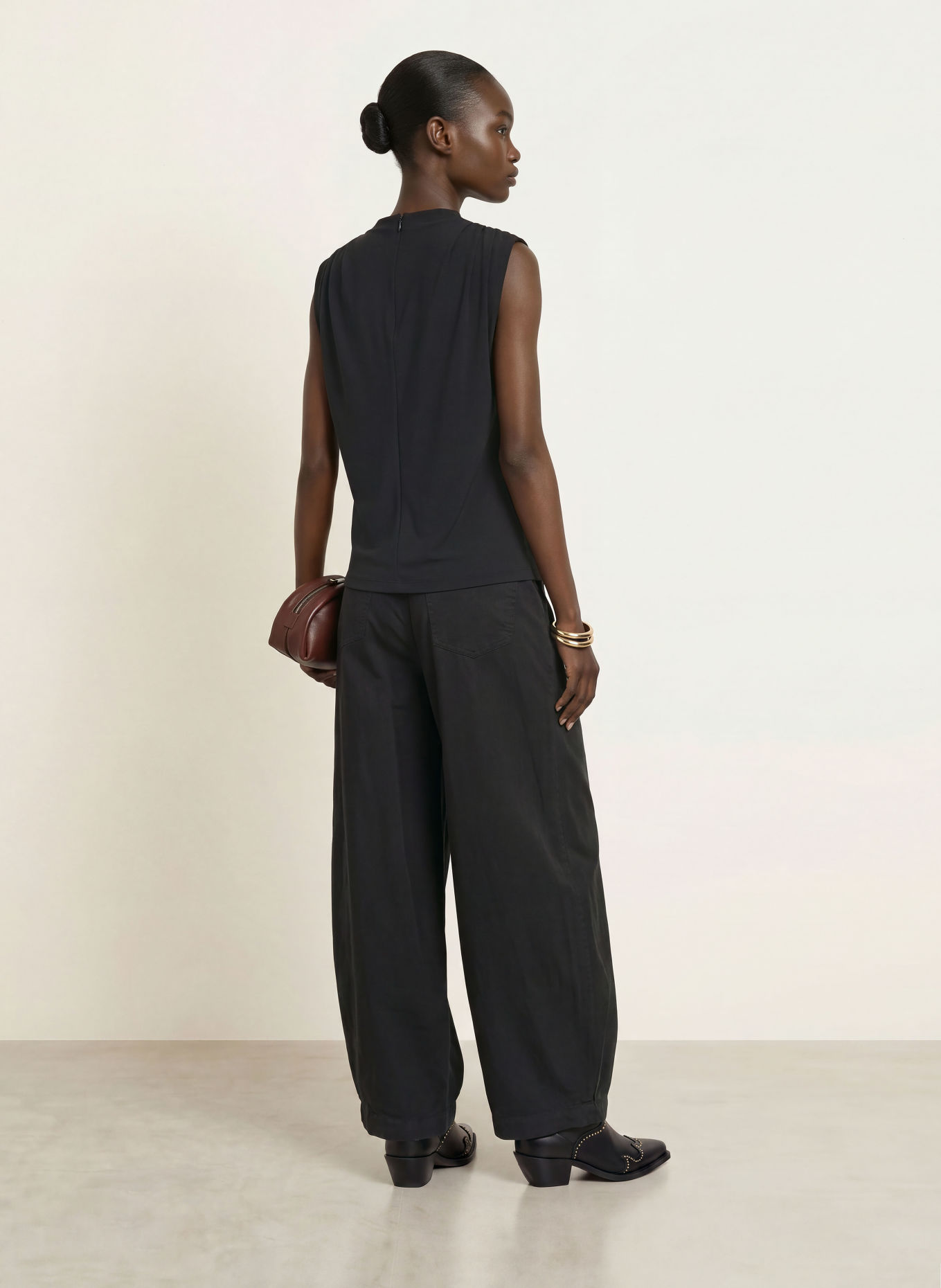 ALLSAINTS Top EMERSON: ZWART