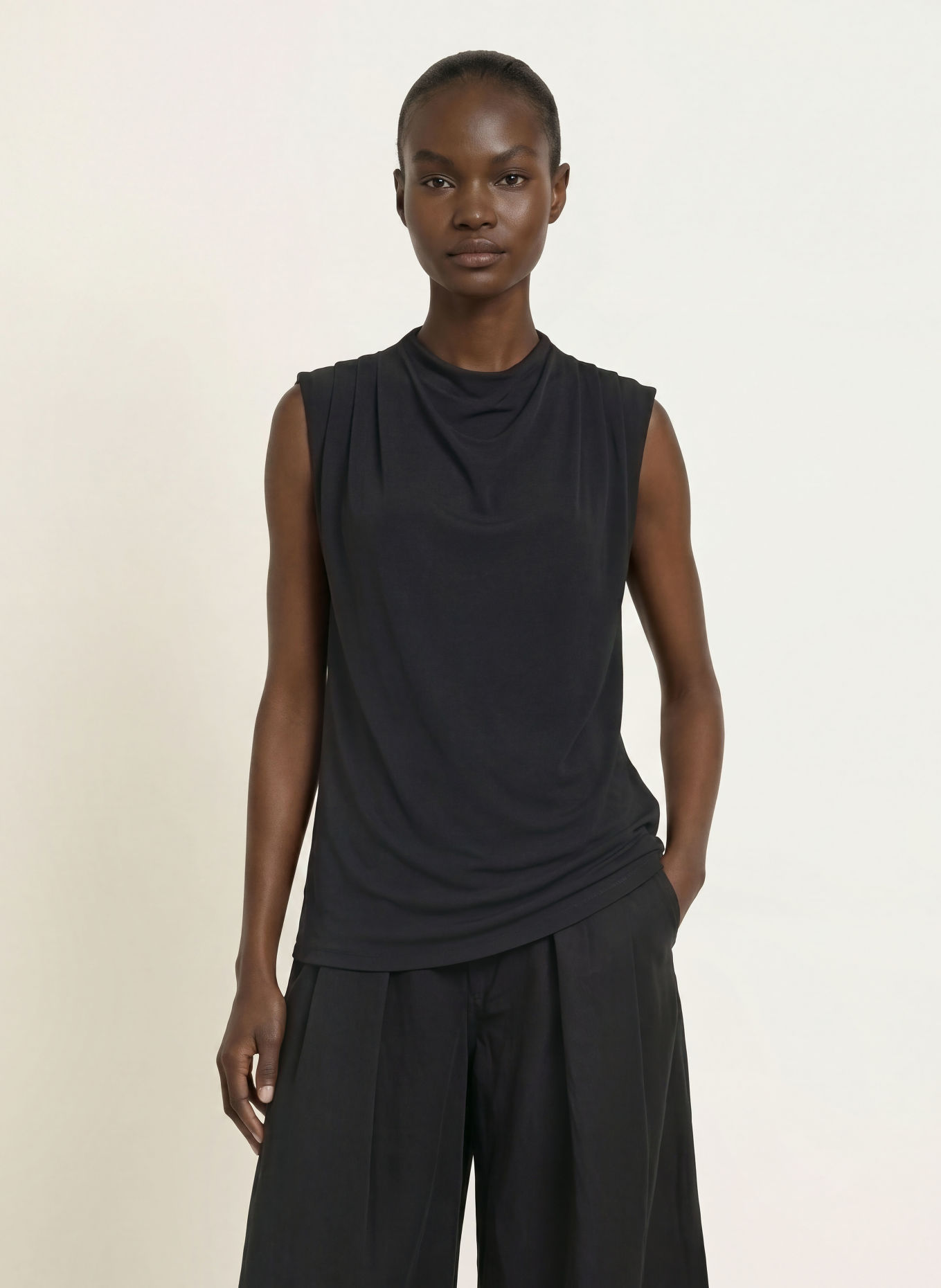 ALLSAINTS Top EMERSON: ZWART