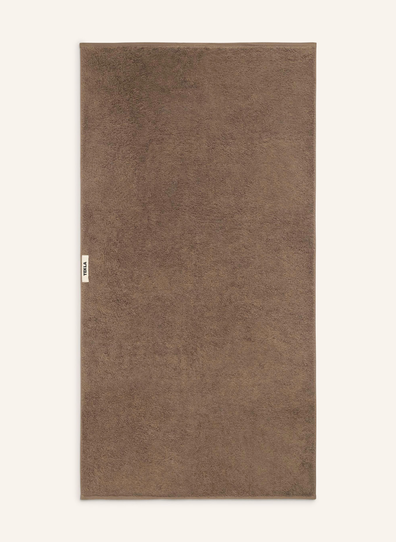 TEKLA Hand towel: BROWN