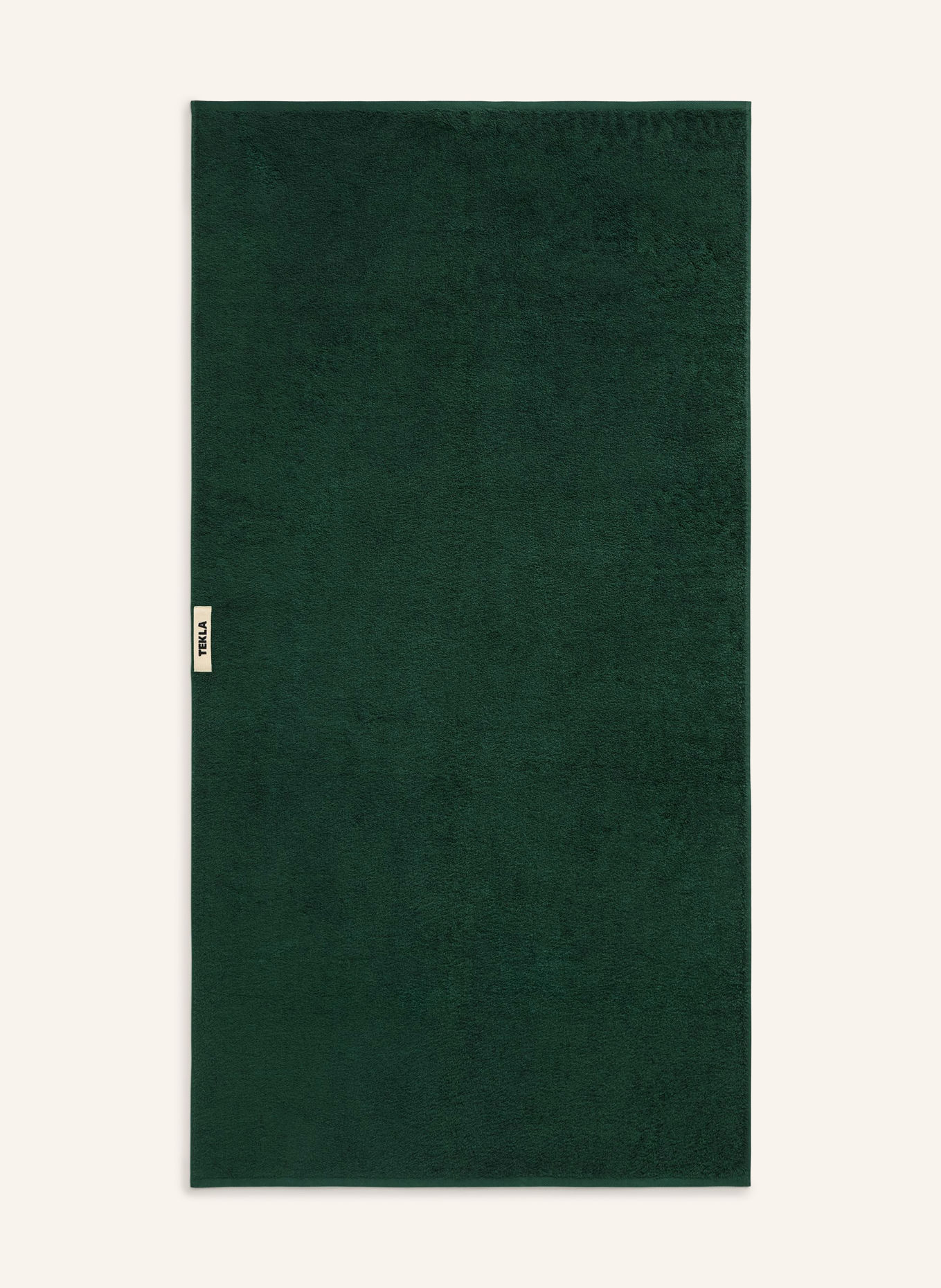 TEKLA Hand towel: DARK GREEN