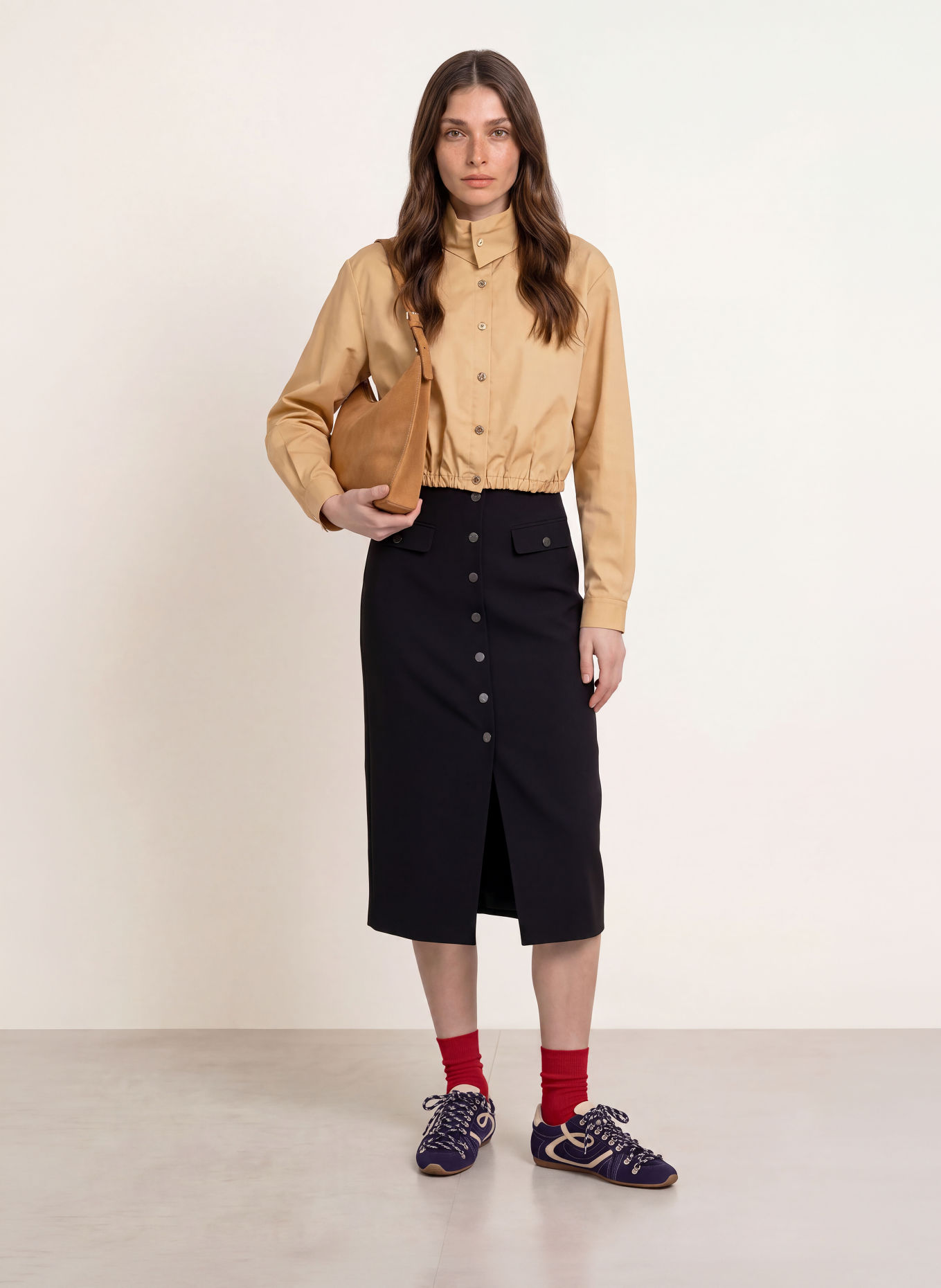 CLAUDIE PIERLOT Rock: SCHWARZ