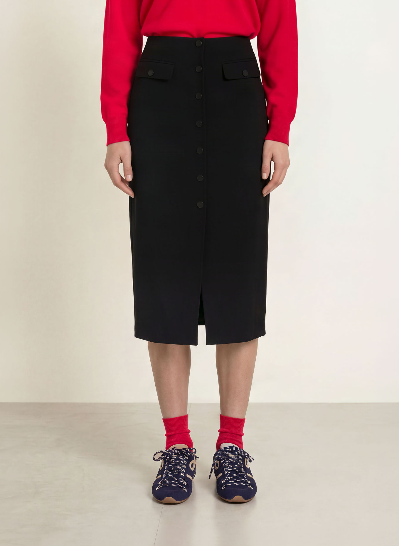 CLAUDIE PIERLOT Rock: SCHWARZ