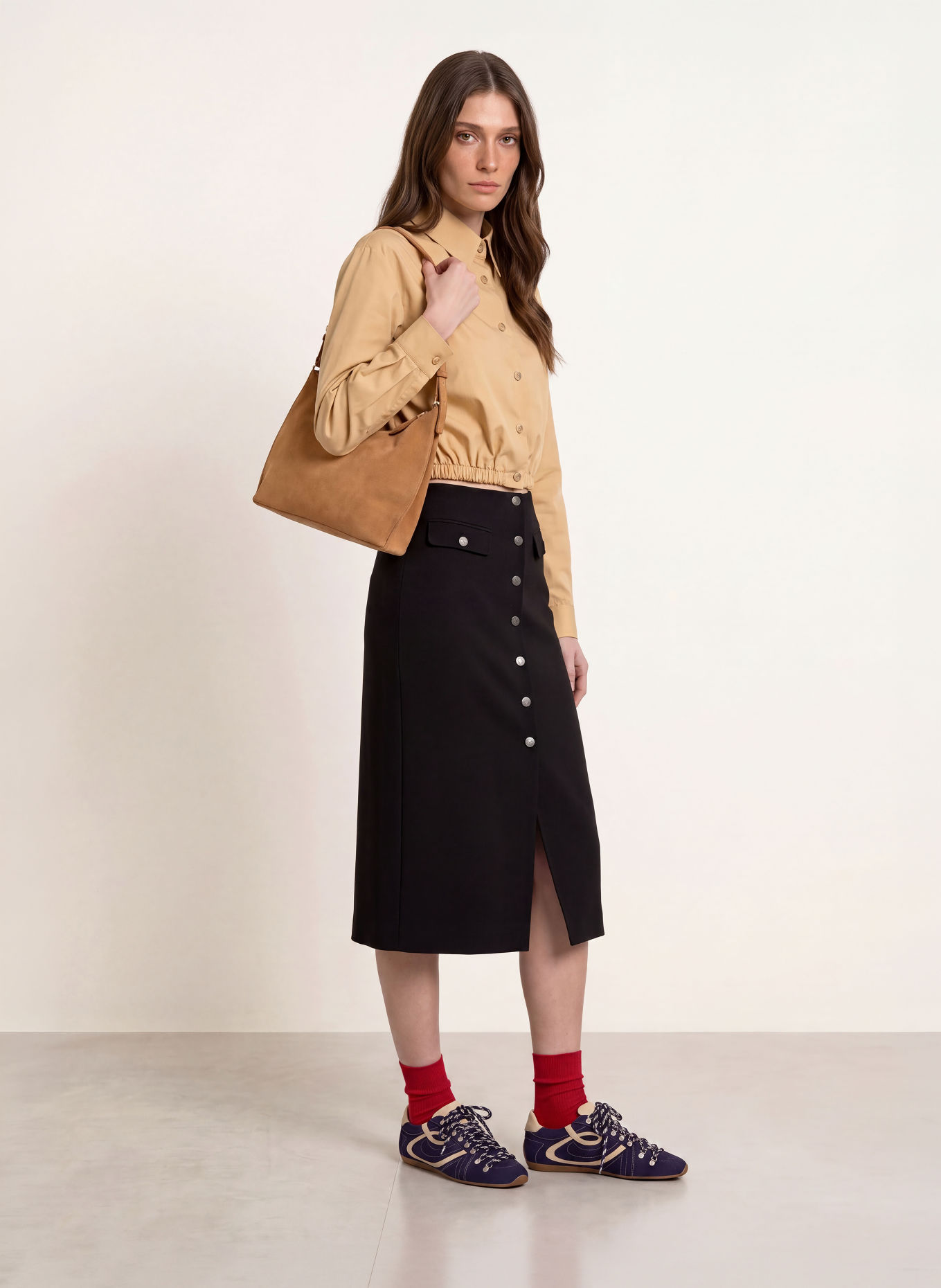CLAUDIE PIERLOT Rock: SCHWARZ