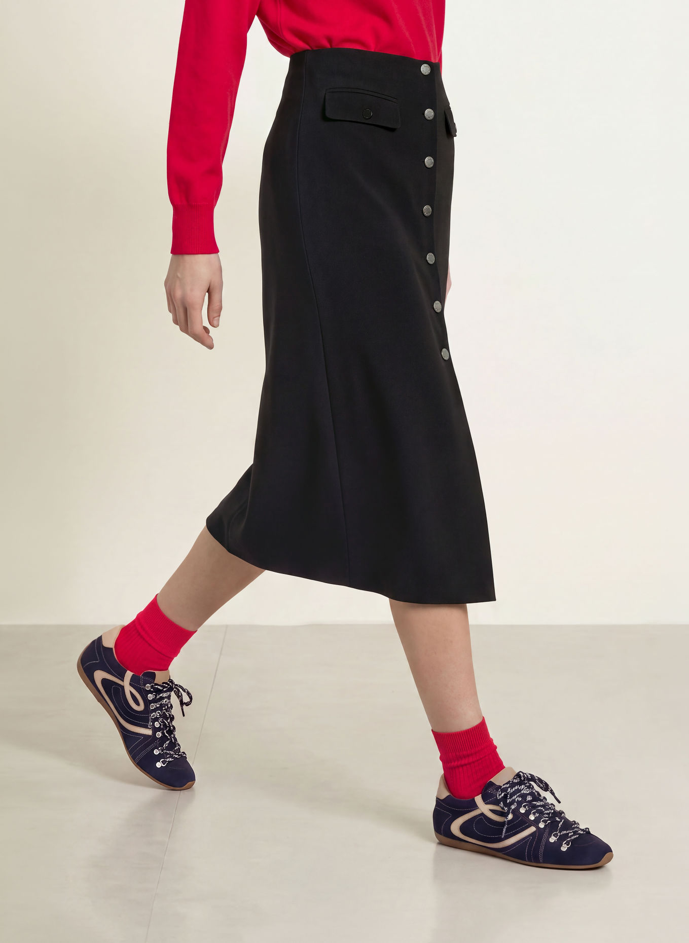 CLAUDIE PIERLOT Rock: SCHWARZ