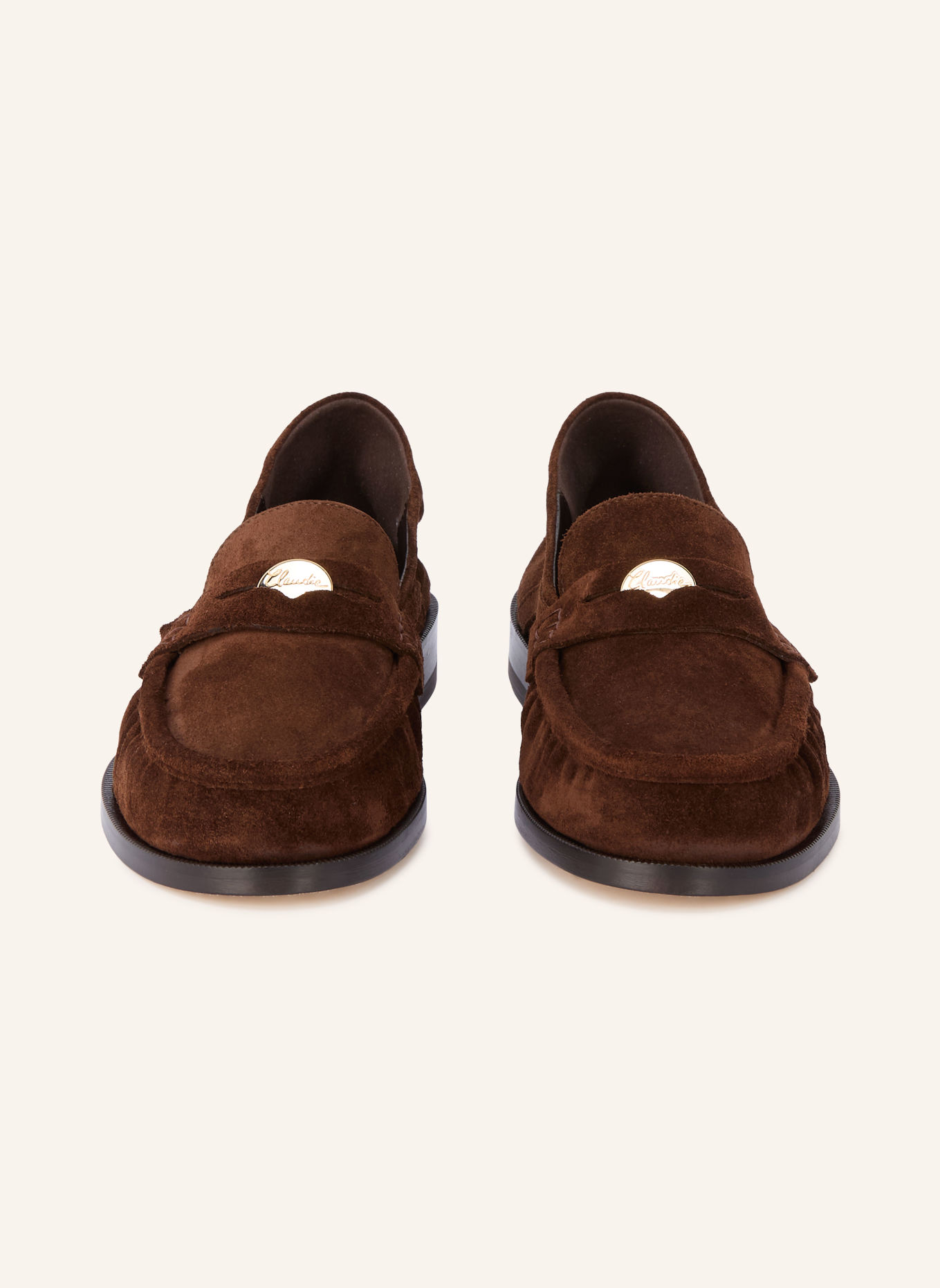 CLAUDIE PIERLOT Penny-Loafer: DUNKELBRAUN