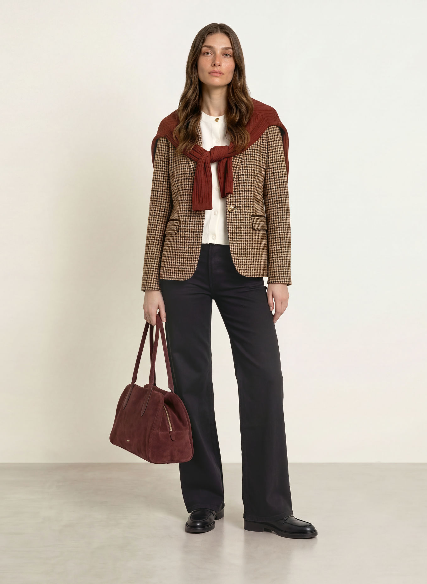 HOBBS Blazer ADELINE: HELLBRAUN / BRAUN / SCHWARZ