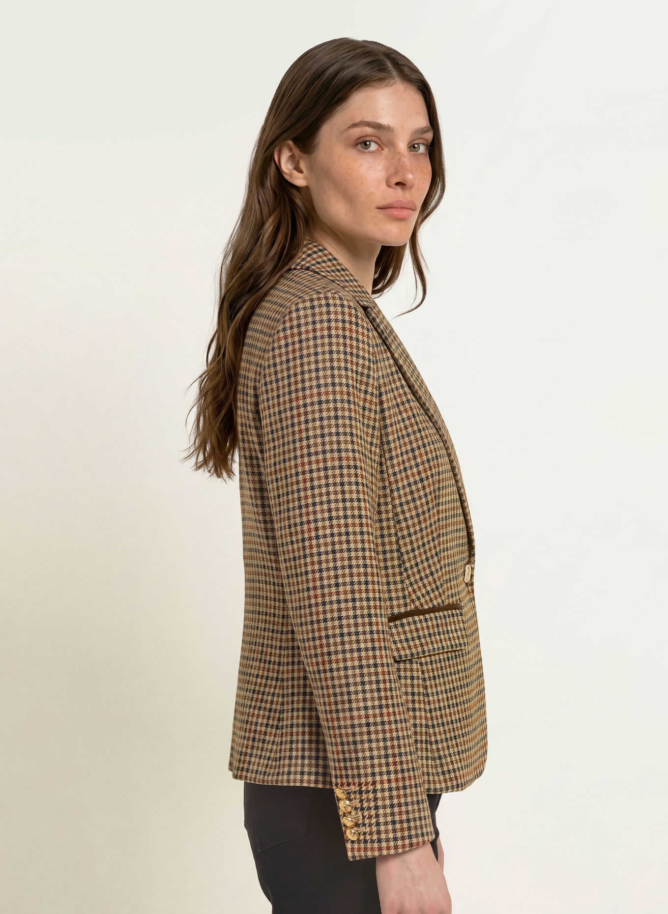 HOBBS Blazer ADELINE: HELLBRAUN / BRAUN / SCHWARZ