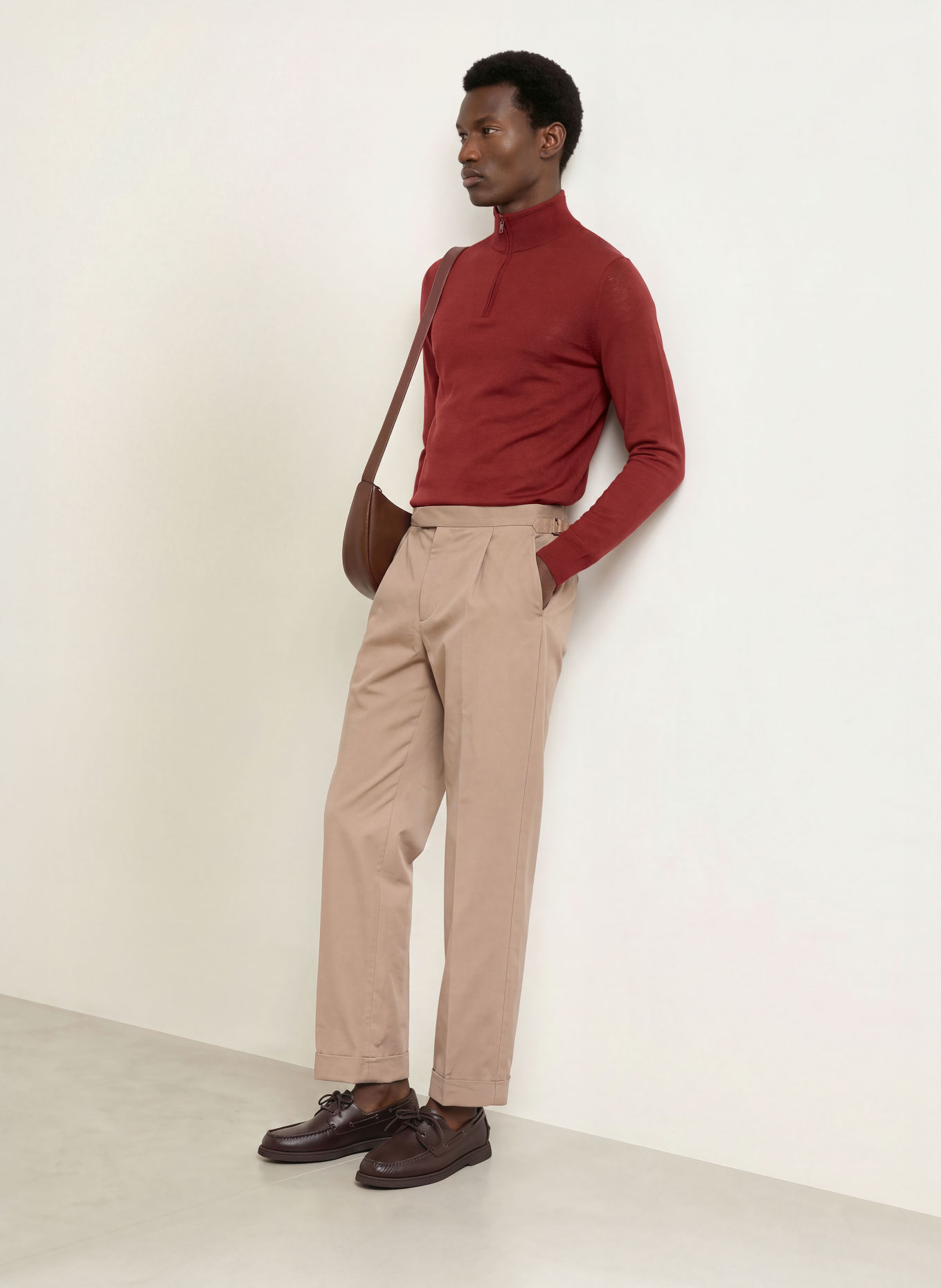 REISS Schipperstruien BLACKHALL: DONKERROOD