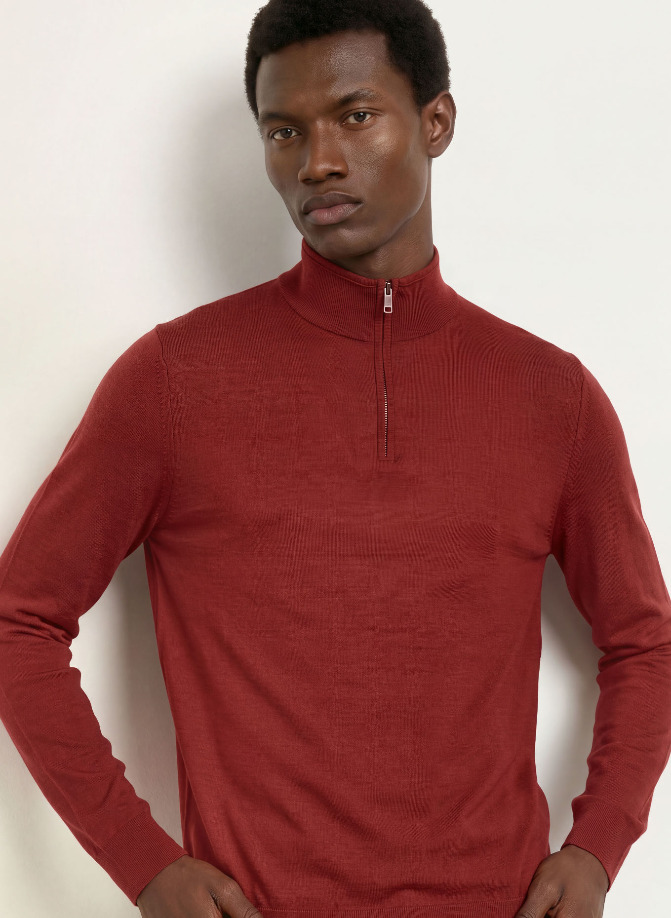 REISS Schipperstruien BLACKHALL: DONKERROOD