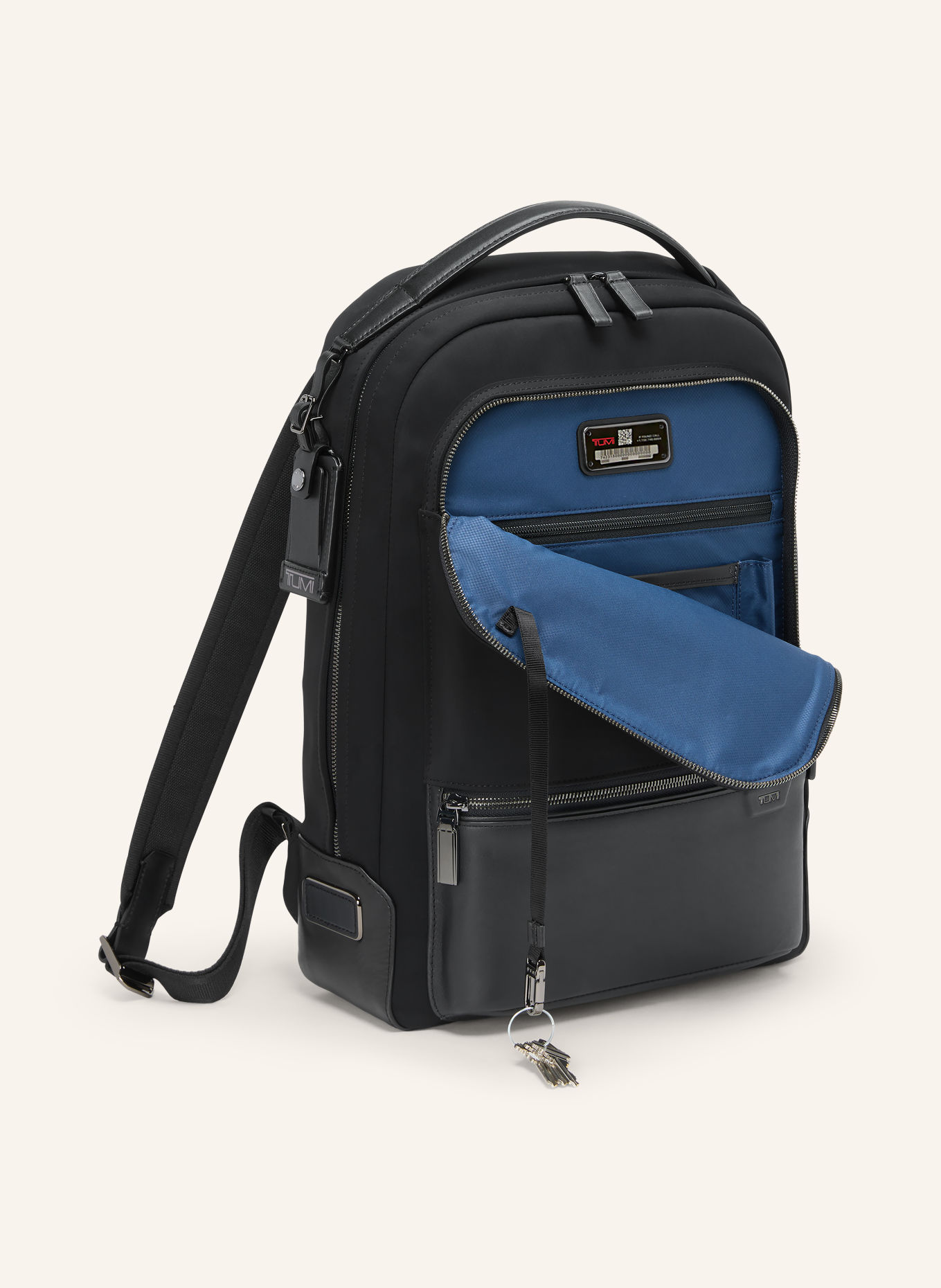 TUMI HARRISON BRADNER Backpack with laptop compartment: BLACK