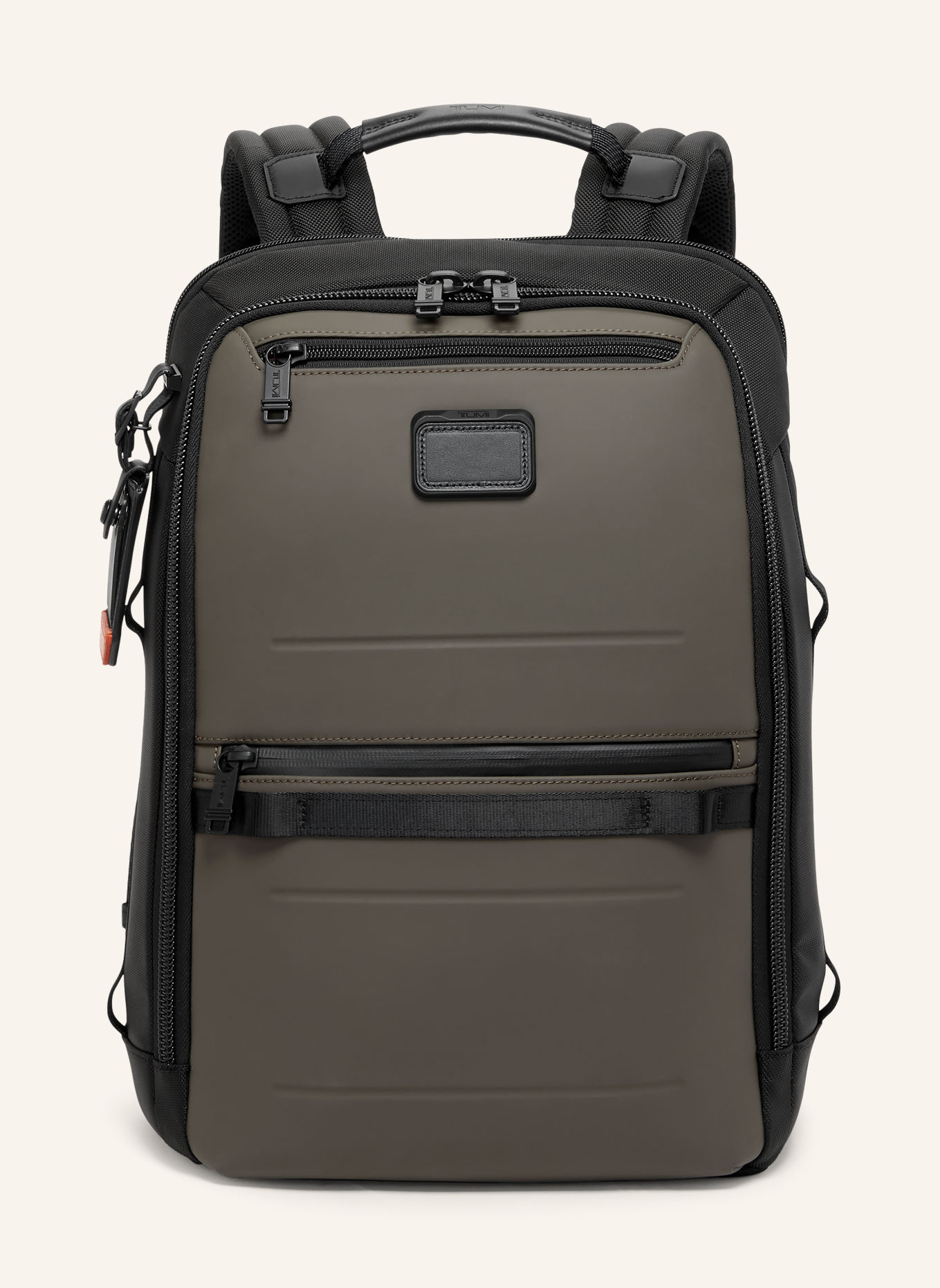 TUMI ALPHA BRAVO DYNAMIC Backpack with laptop compartment: TAUPE / BLACK