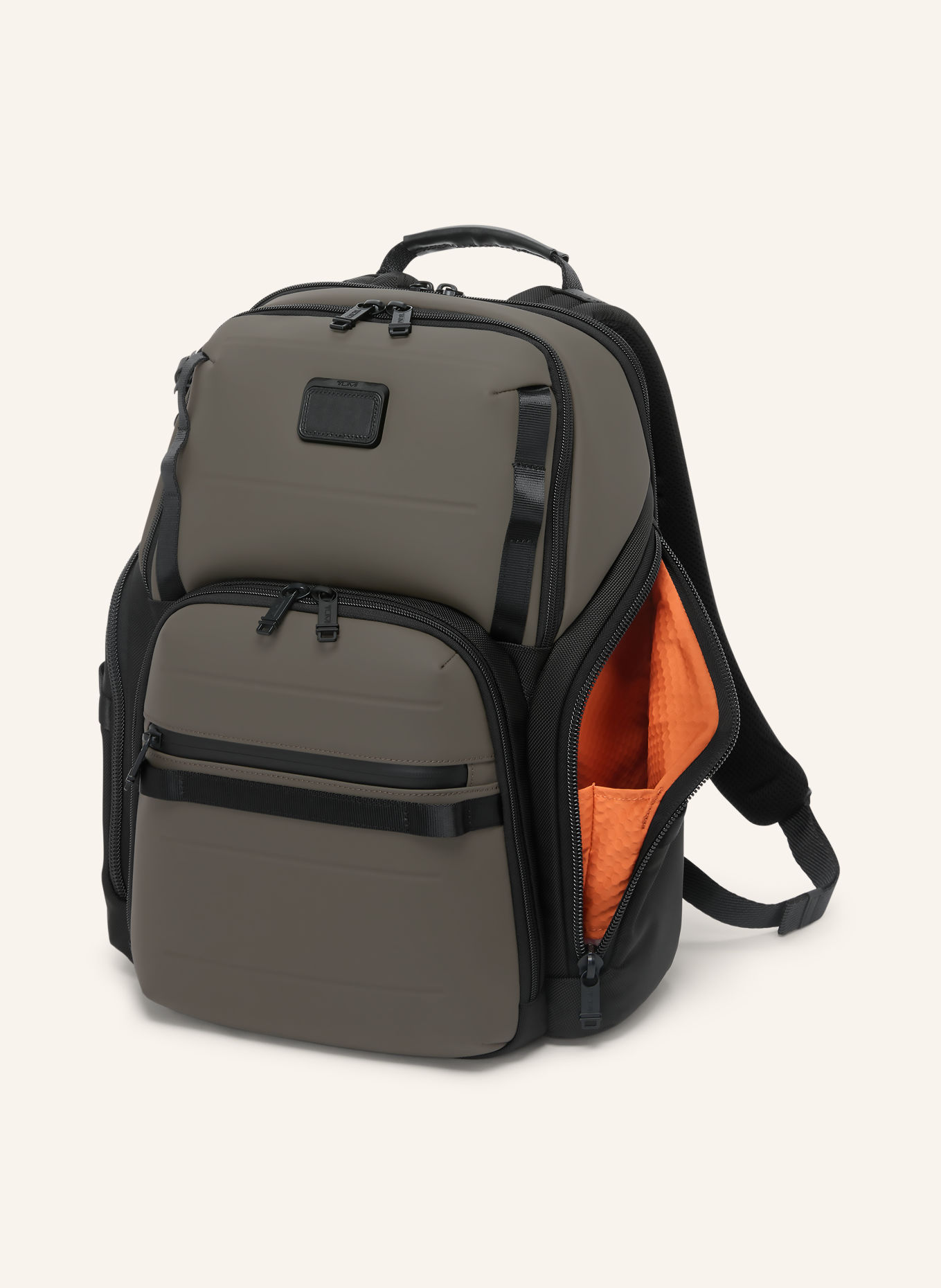 TUMI ALPHA BRAVO Rucksack SEARCH mit Laptop-Fach: TAUPE / SCHWARZ