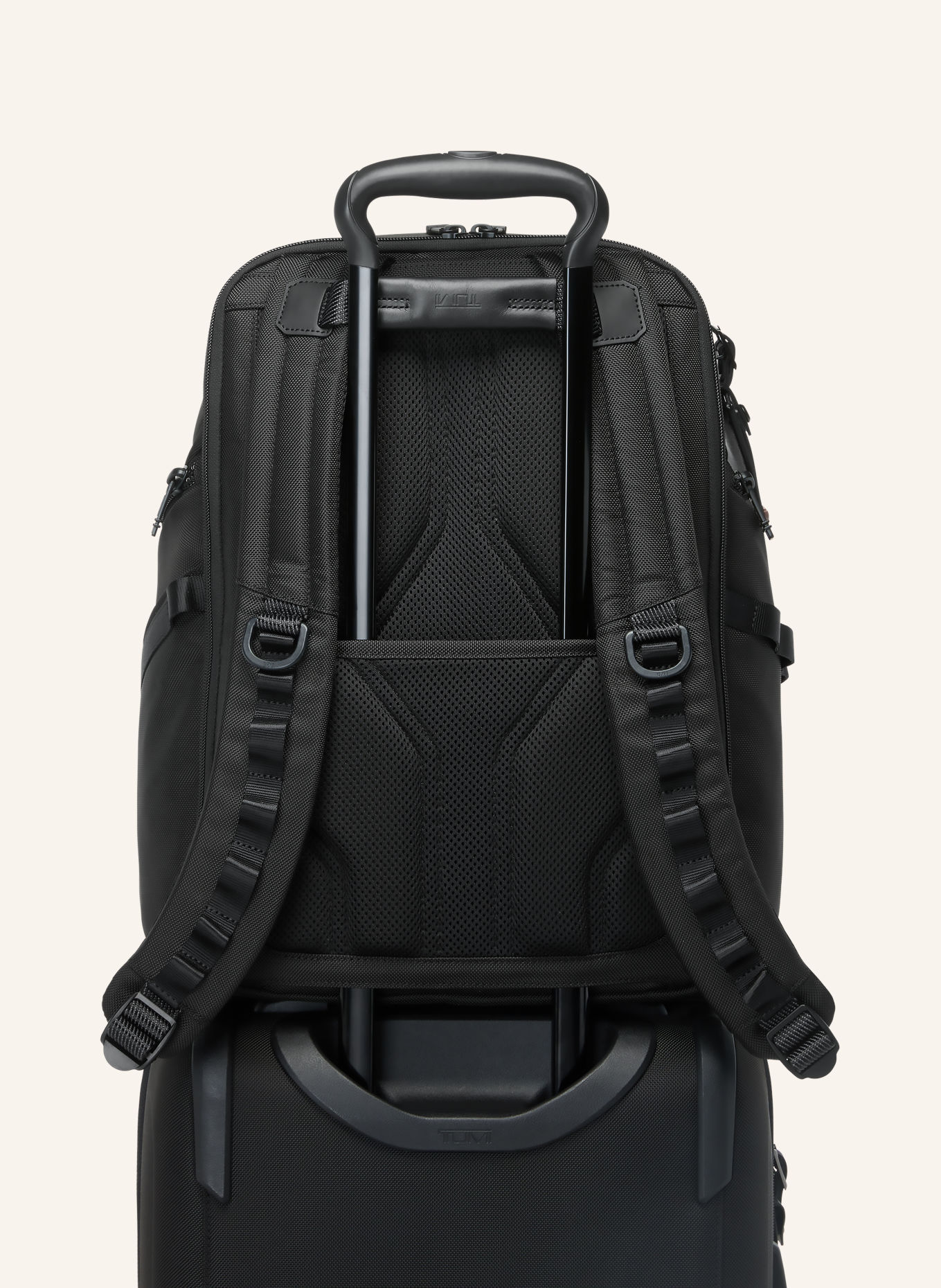 TUMI ALPHA BRAVO Rucksack SEARCH mit Laptop-Fach: TAUPE / SCHWARZ