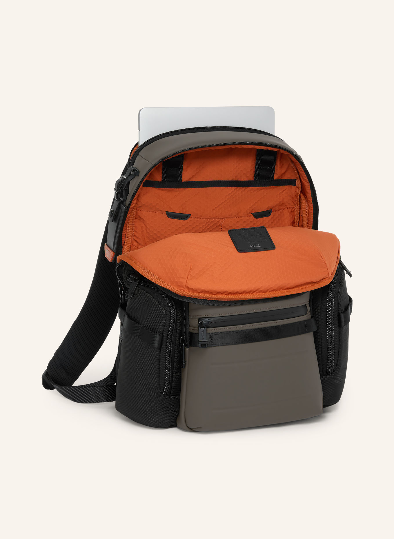 TUMI ALPHA BRAVO NAVIGATION Backpack with laptop compartment: TAUPE / BLACK