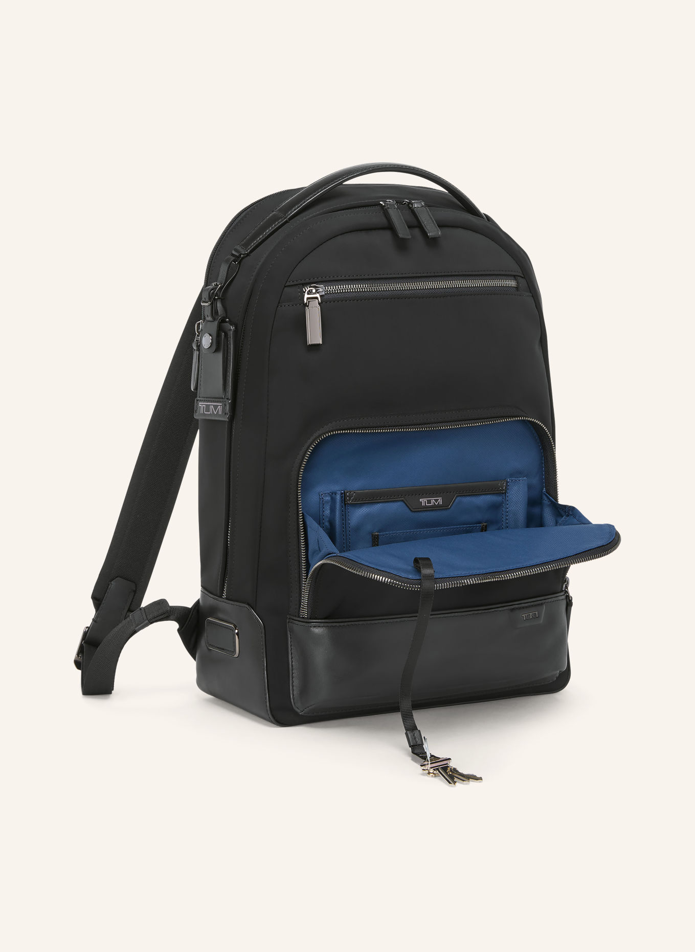TUMI HARRISON WARREN Backpack with laptop compartment: BLACK