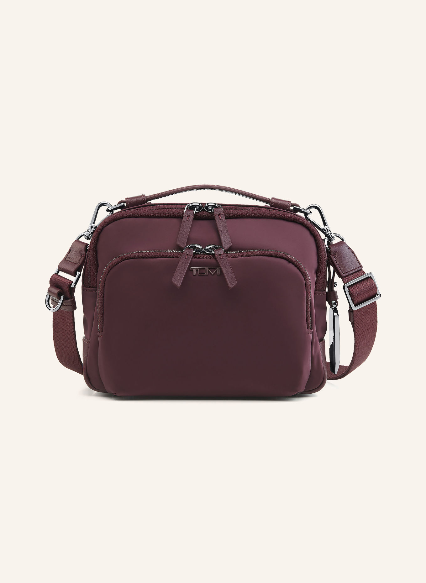 TUMI VOYAGEUR TEGHAN Crossbody bag: DARK RED