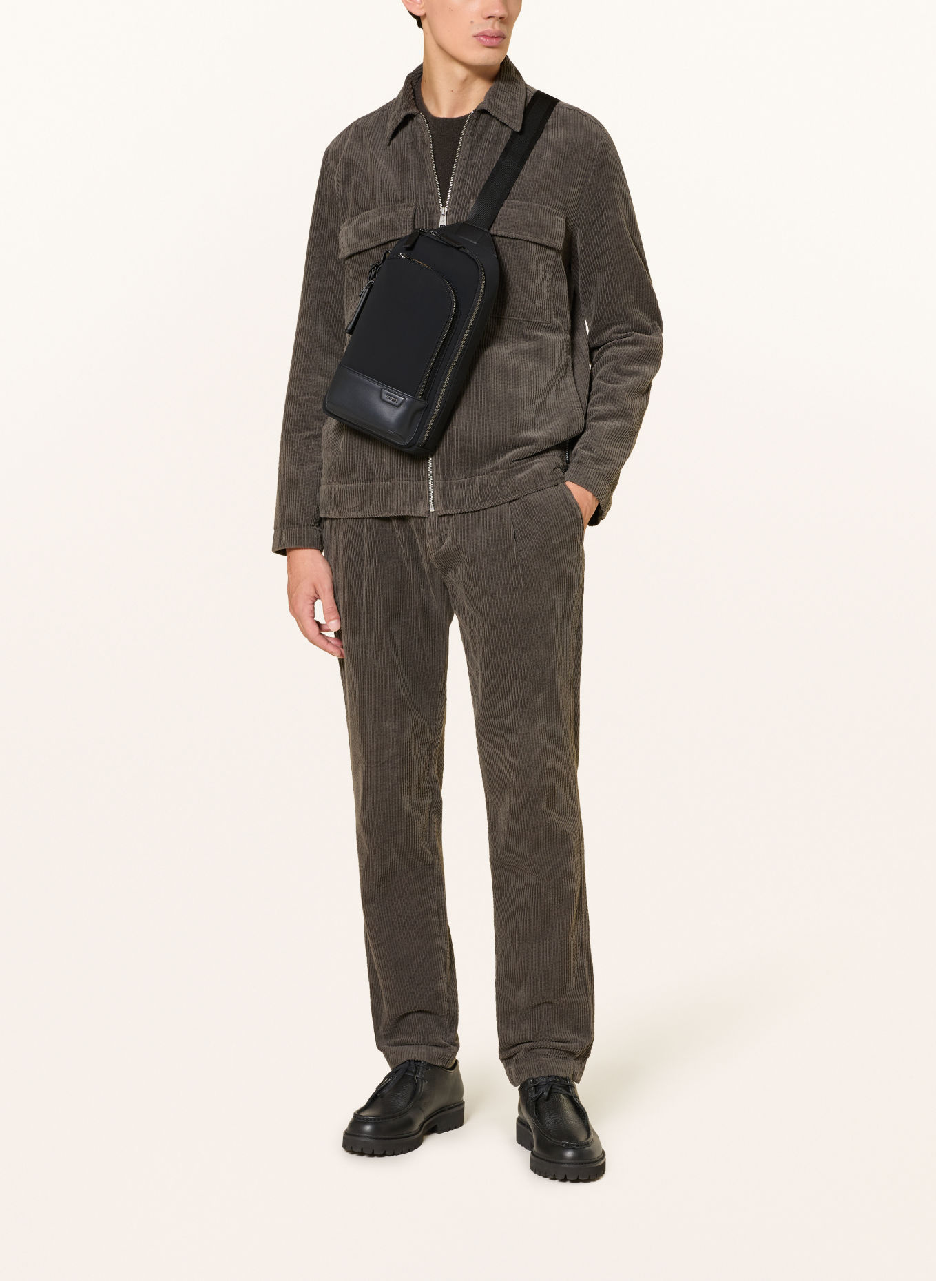 TUMI HARRISON GREGORY Crossbody bag: BLACK