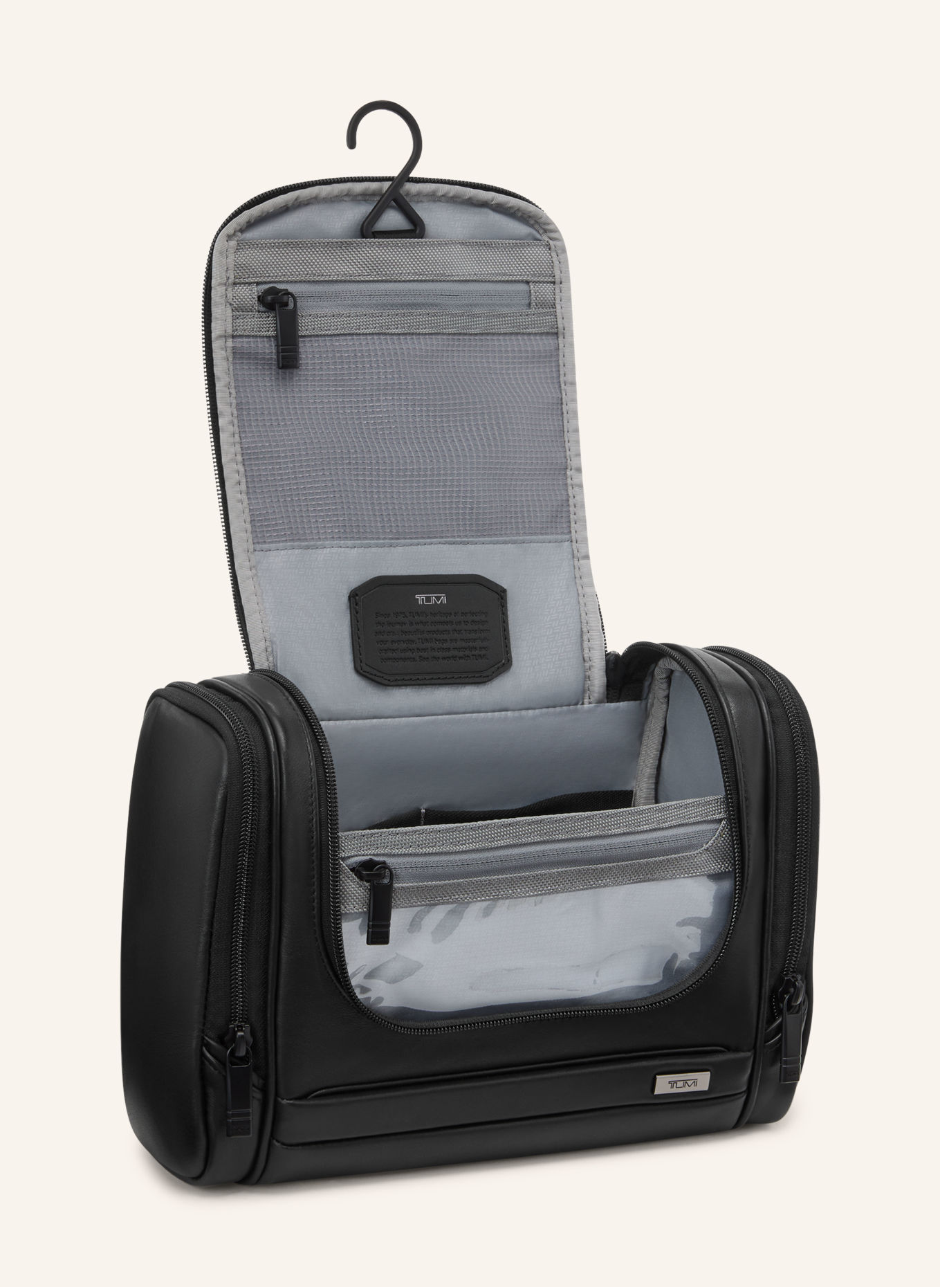 TUMI ALPHA toilettas: ZWART