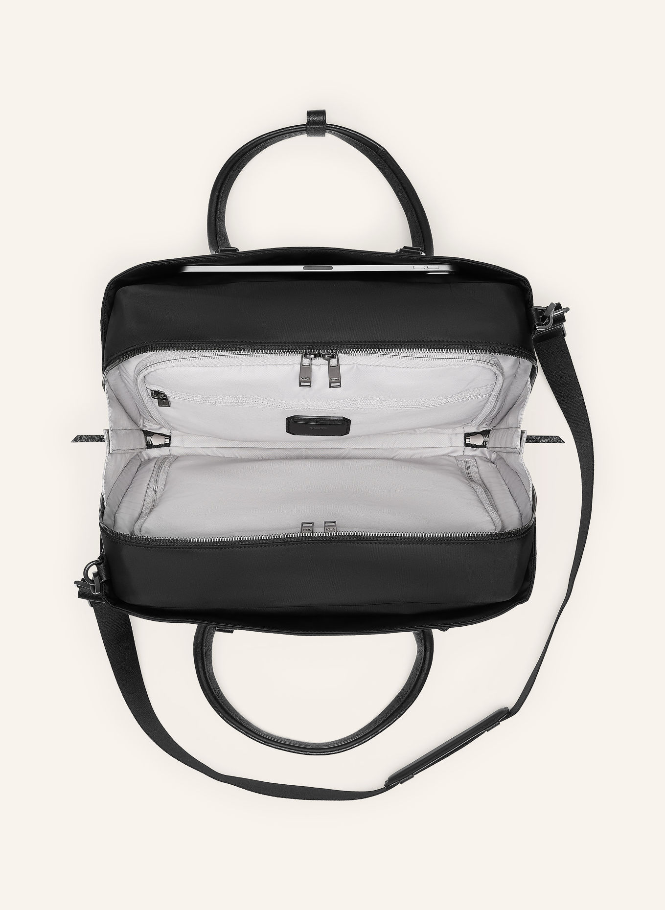 TUMI VOYAGEUR MONTCLAIR Handbag: BLACK