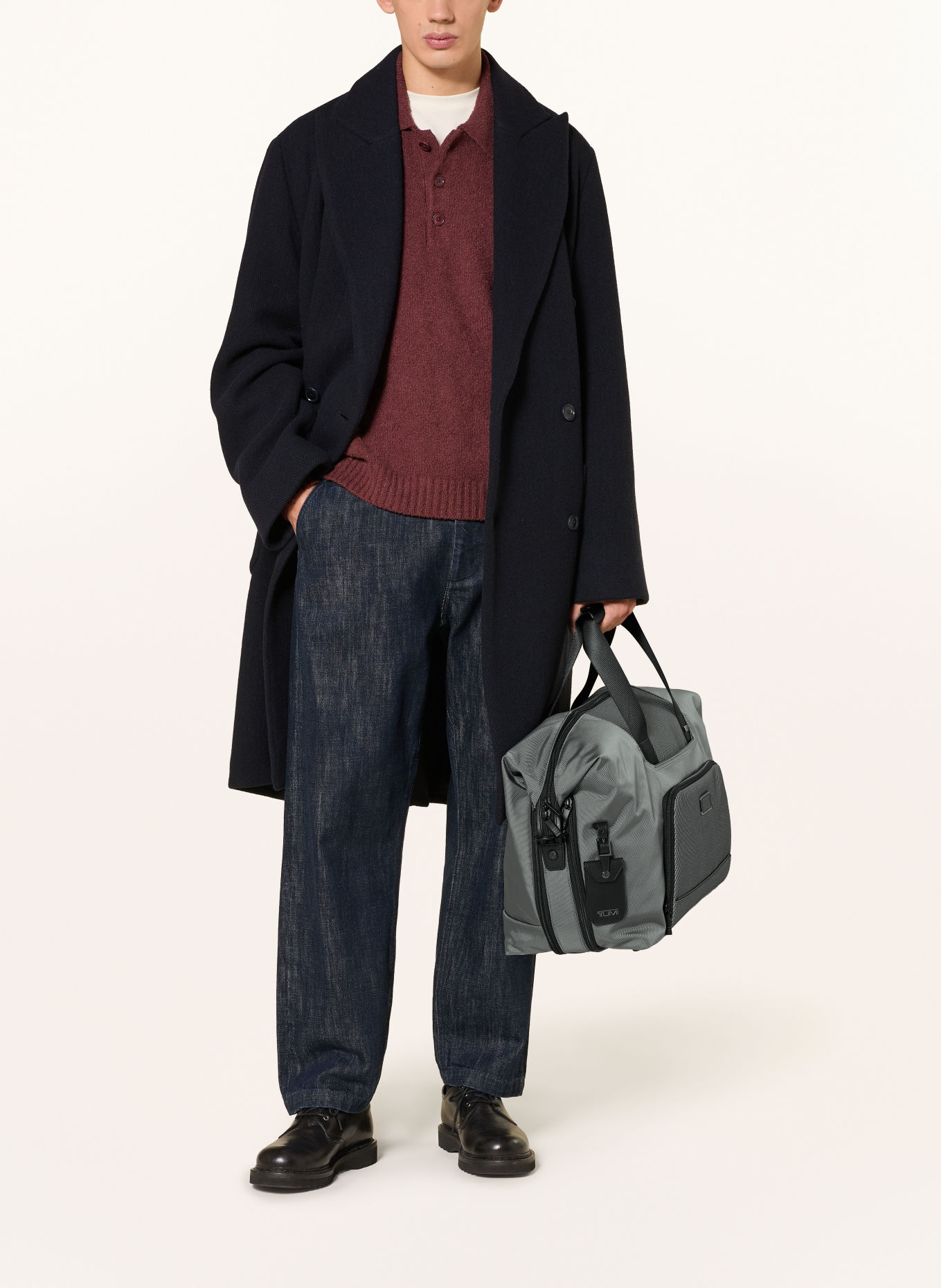 TUMI ALPHA Travel bag: GRAY / BLACK