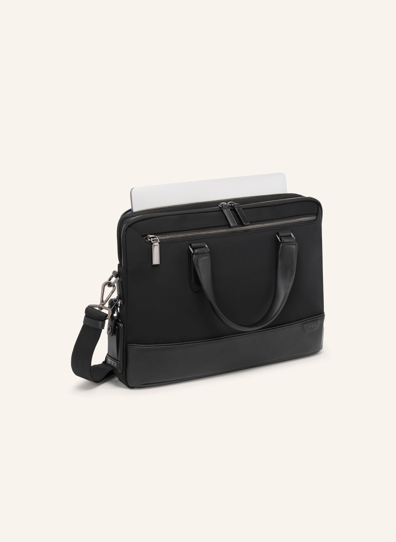 TUMI HARRISON Laptop-Tasche SYCAMORE: SCHWARZ / SILBER