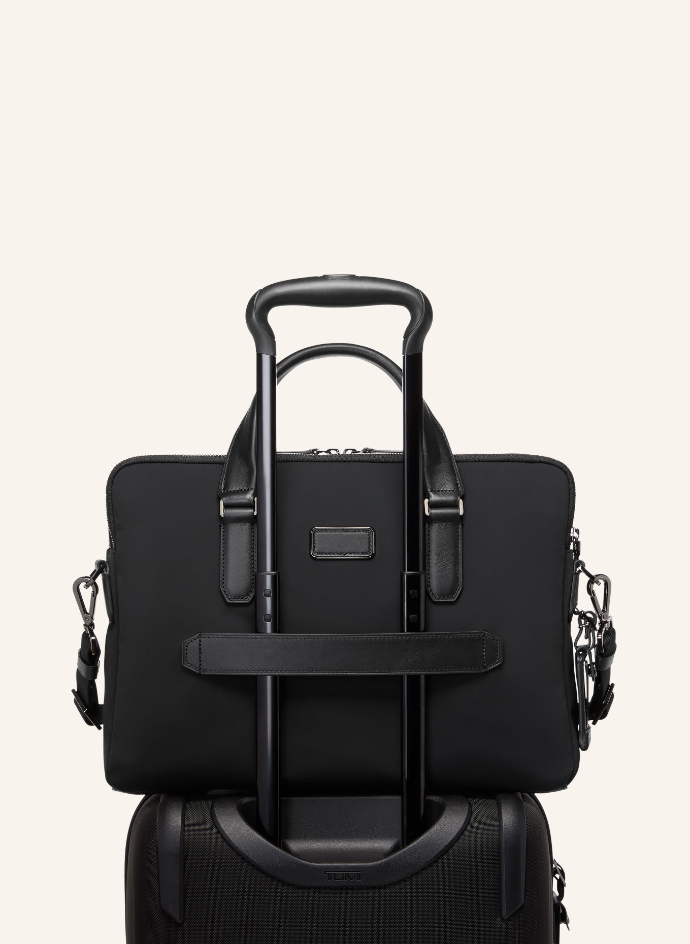 TUMI HARRISON Laptop-Tasche SYCAMORE: SCHWARZ / SILBER