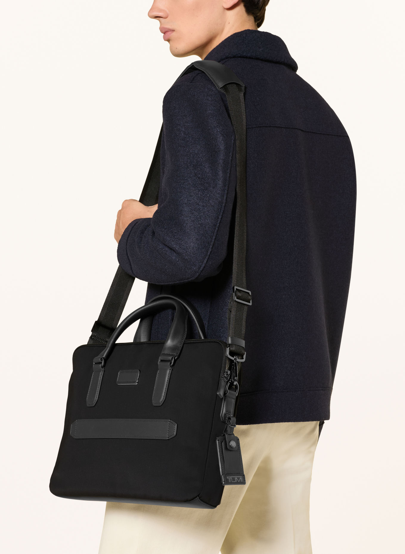TUMI HARRISON Laptop-Tasche SYCAMORE: SCHWARZ / SILBER