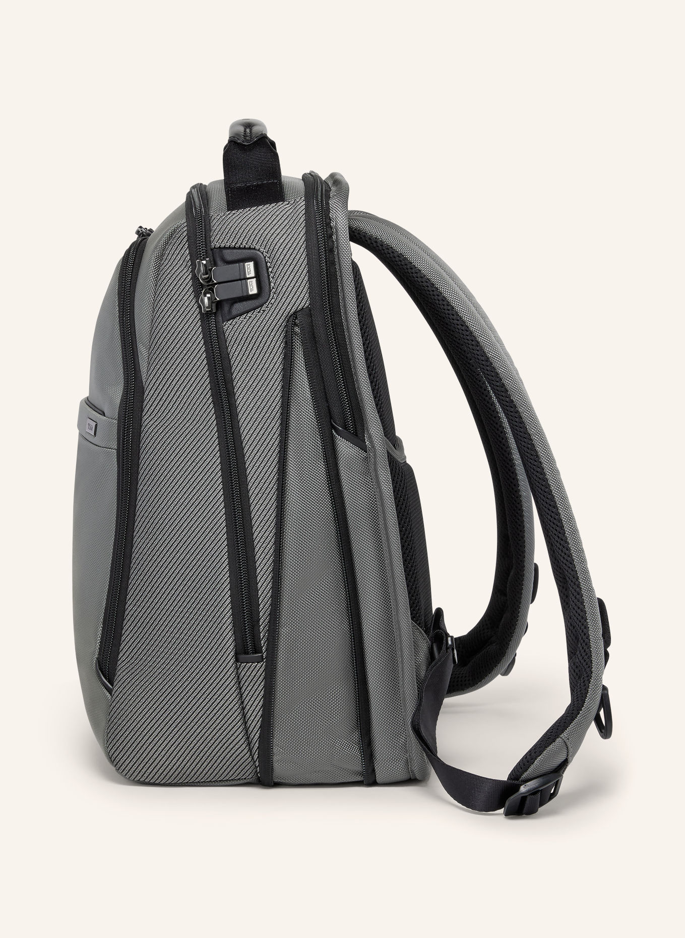 TUMI ALPHA Rucksack MEDIUM mit Laptop-Fach: GRAU / SCHWARZ