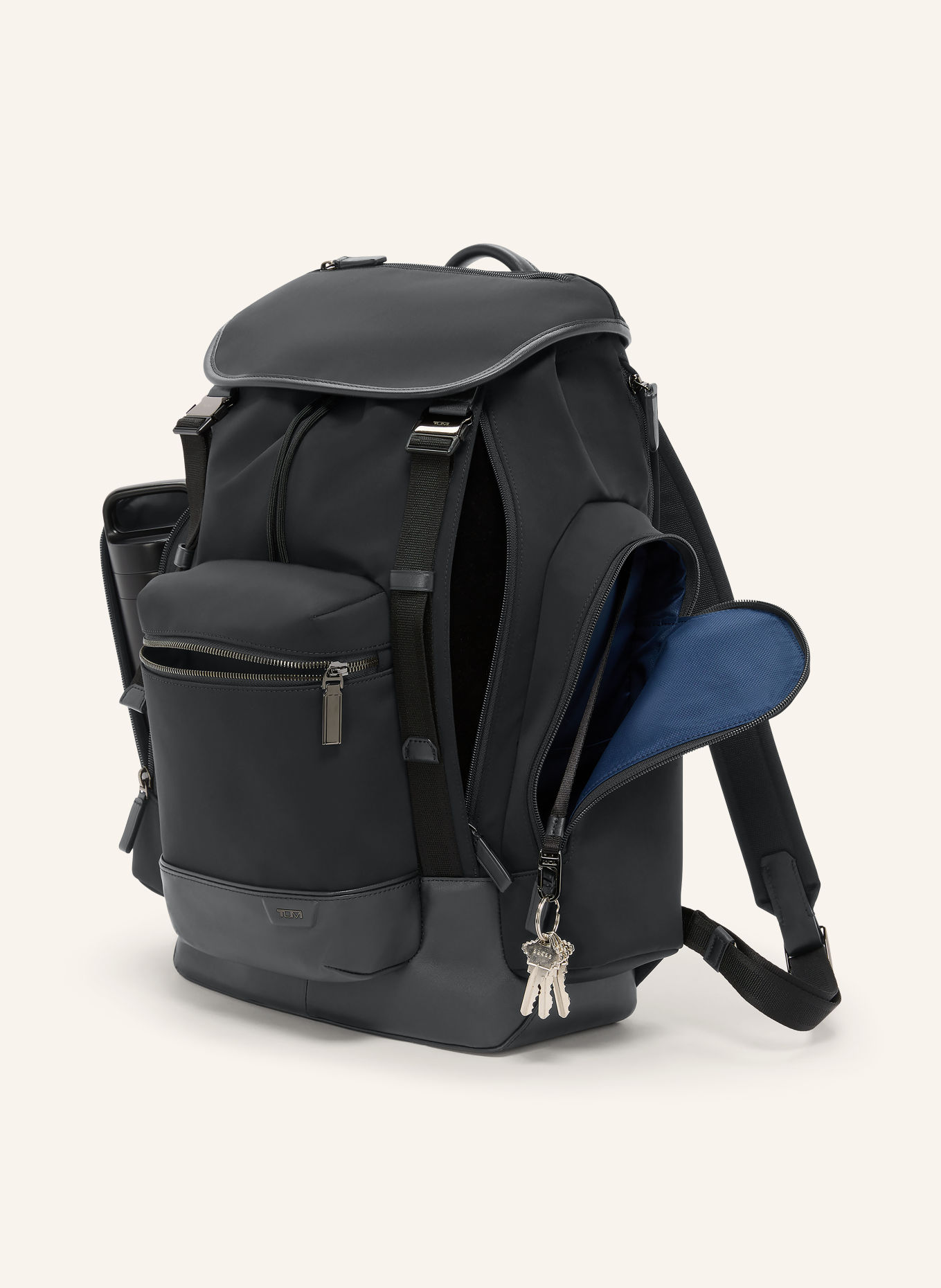 TUMI HARRISON Rucksack GRIFFEN mit Laptop-Fach: SCHWARZ