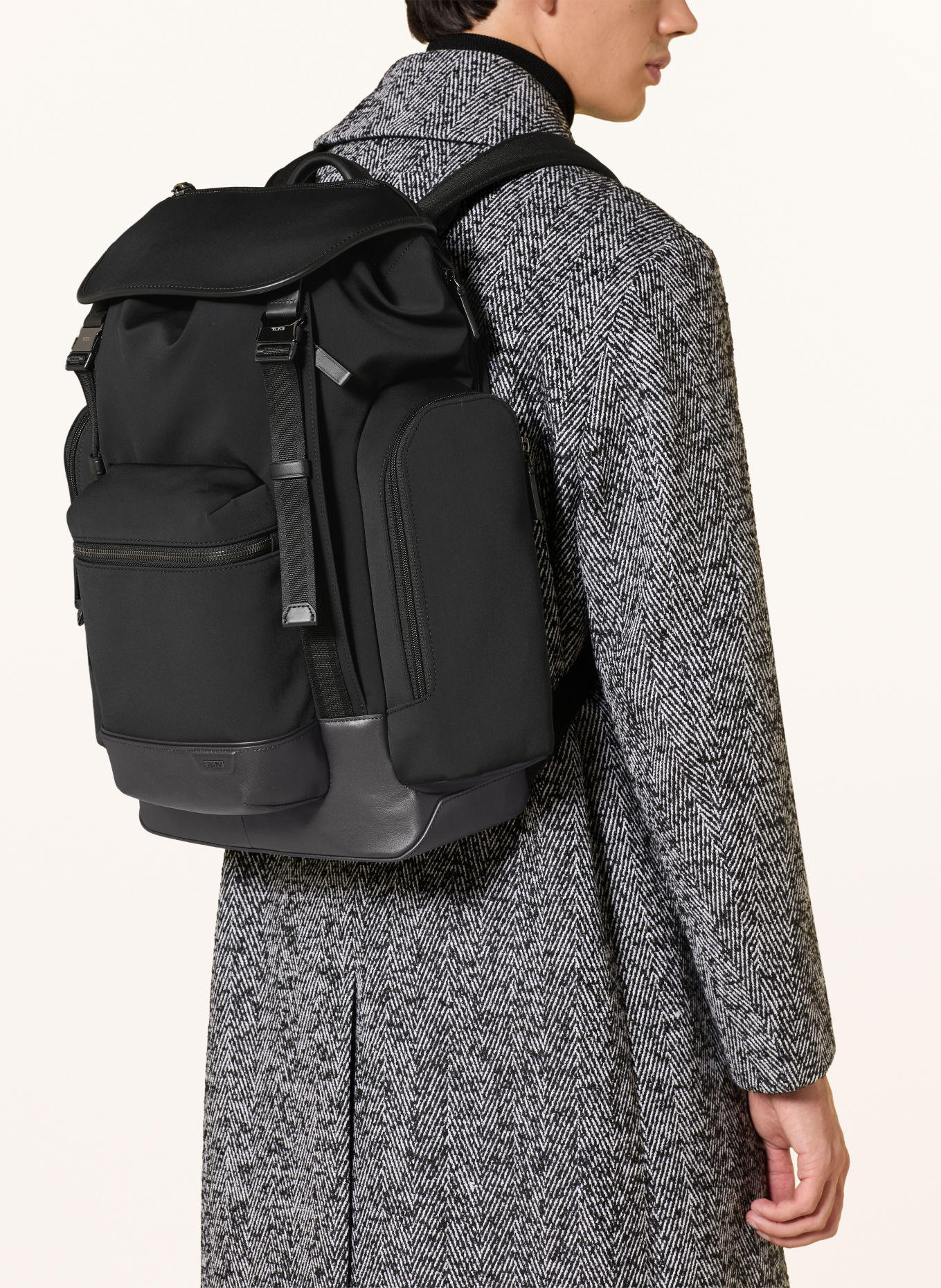 TUMI HARRISON Rucksack GRIFFEN mit Laptop-Fach: SCHWARZ