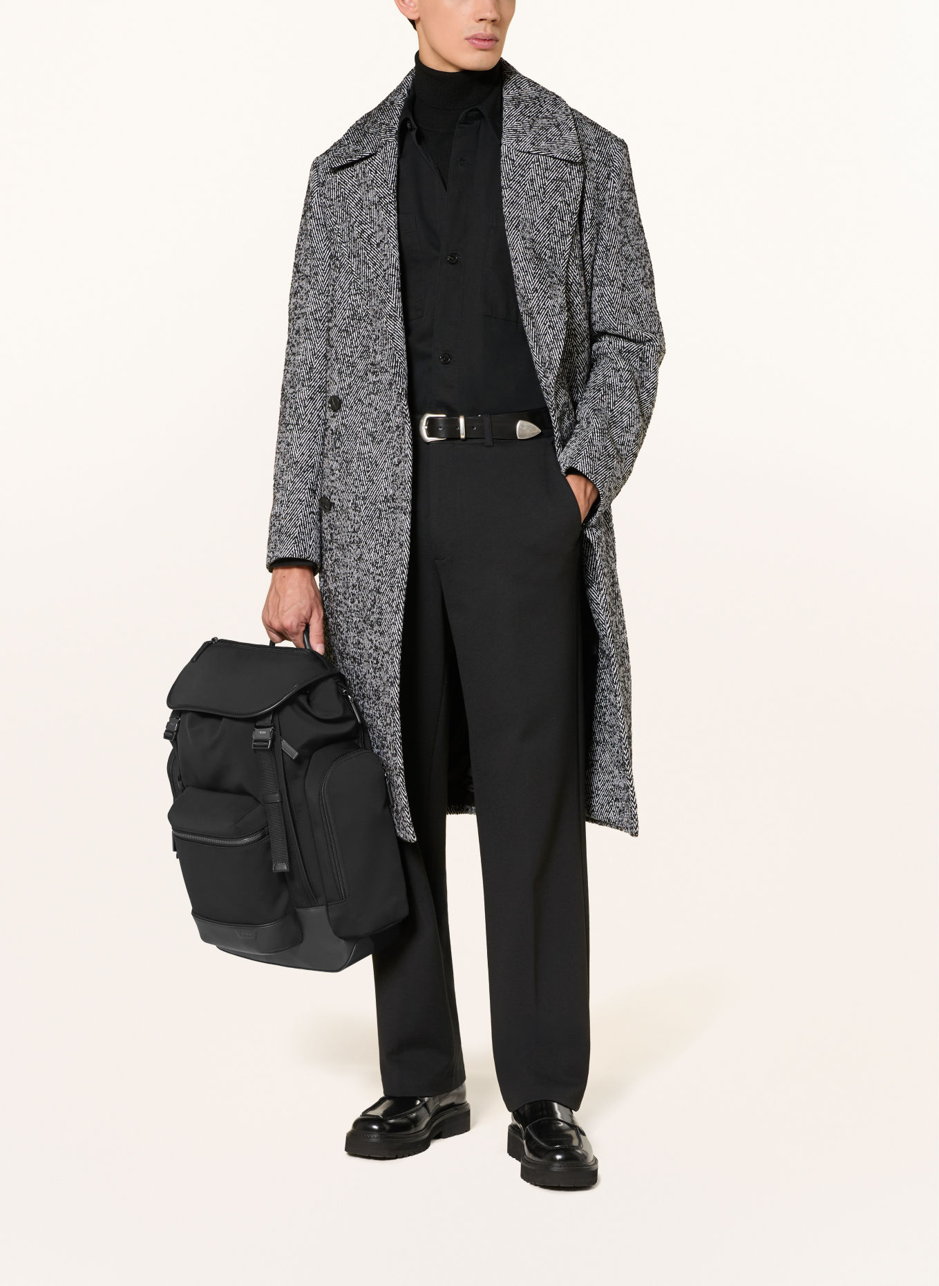 TUMI HARRISON Rucksack GRIFFEN mit Laptop-Fach: SCHWARZ