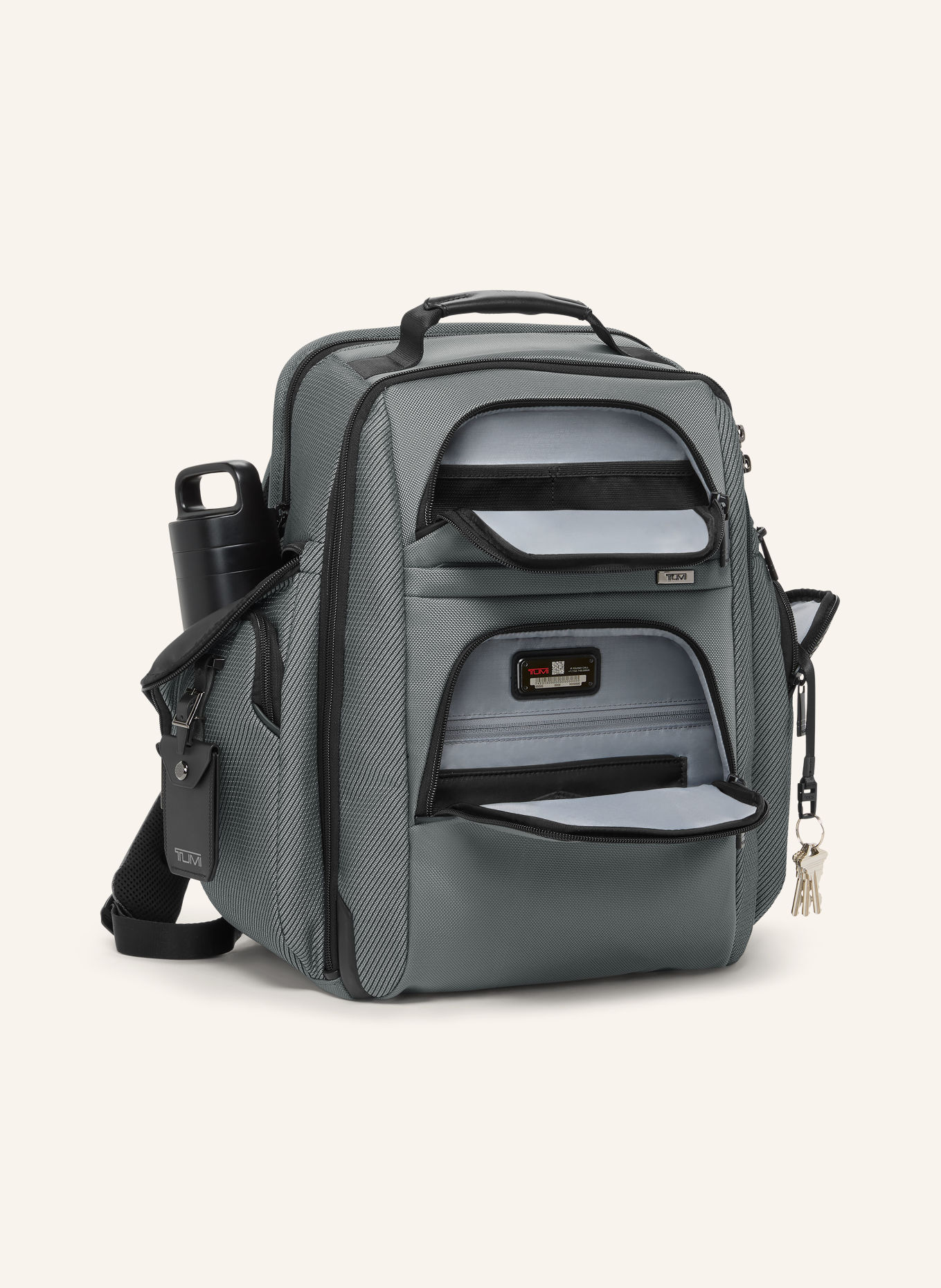 TUMI ALPHA Backpack with laptop compartment: GRAY / BLACK